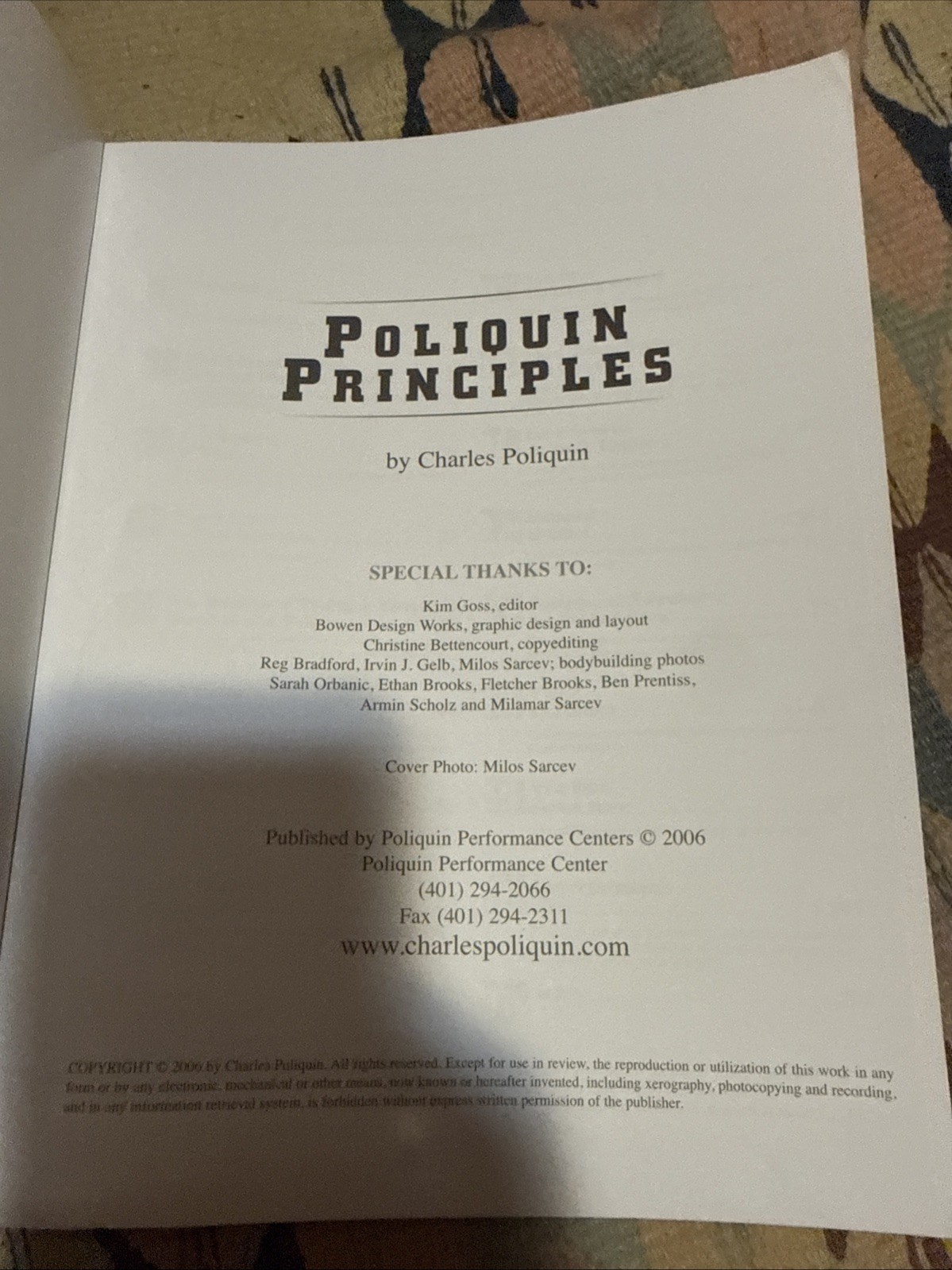 Poliquin Principles : Successful Methods for Strength and Mass Development by…