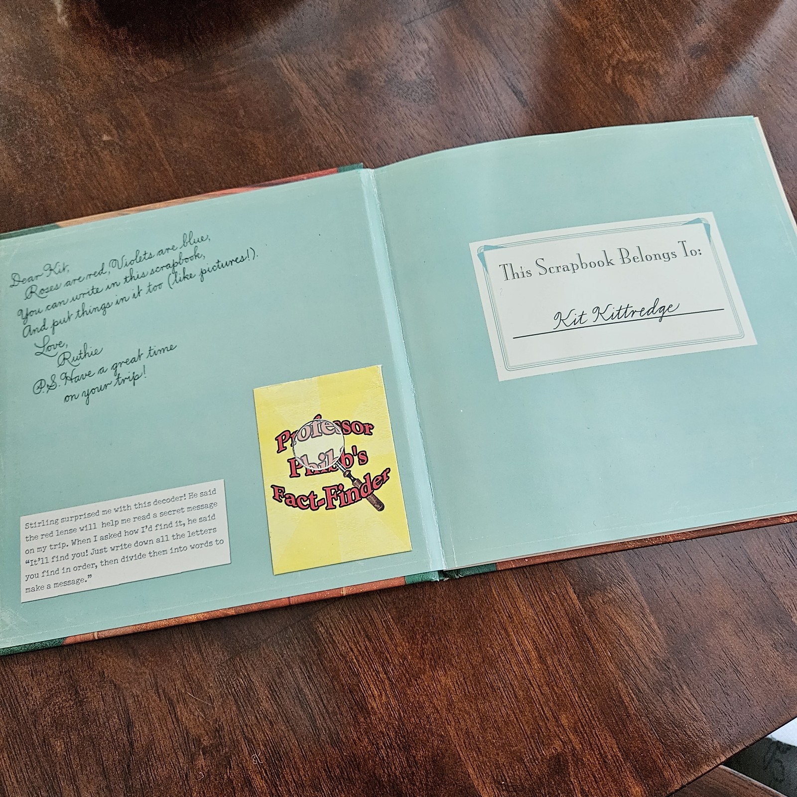 Kit’s Railway Adventure (American Girl Collection) Scrapbook