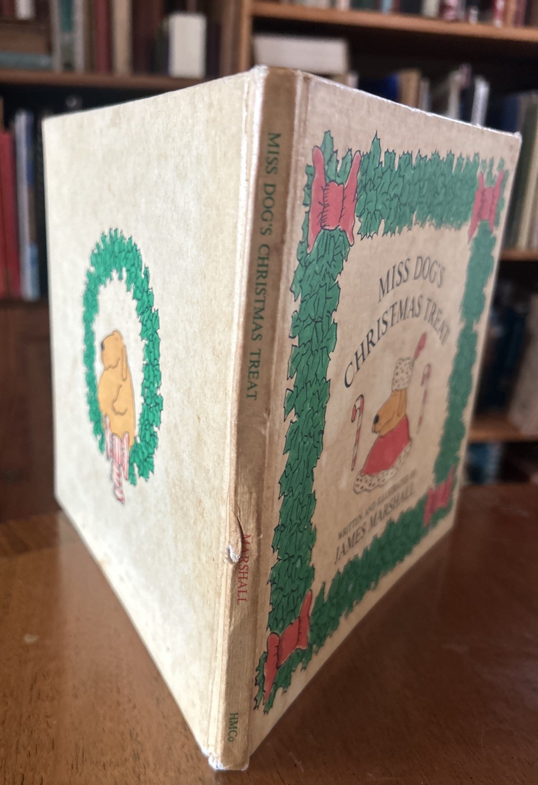 Miss Dog’s Christmas Treat by James Marshall (1973, HC ) Stated 1st Printing