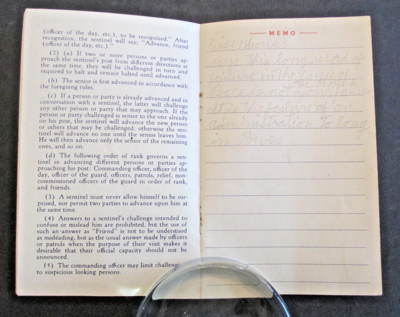 1941 General Orders Interior Guard Duty Handbook Booklet Acme Breweries CA