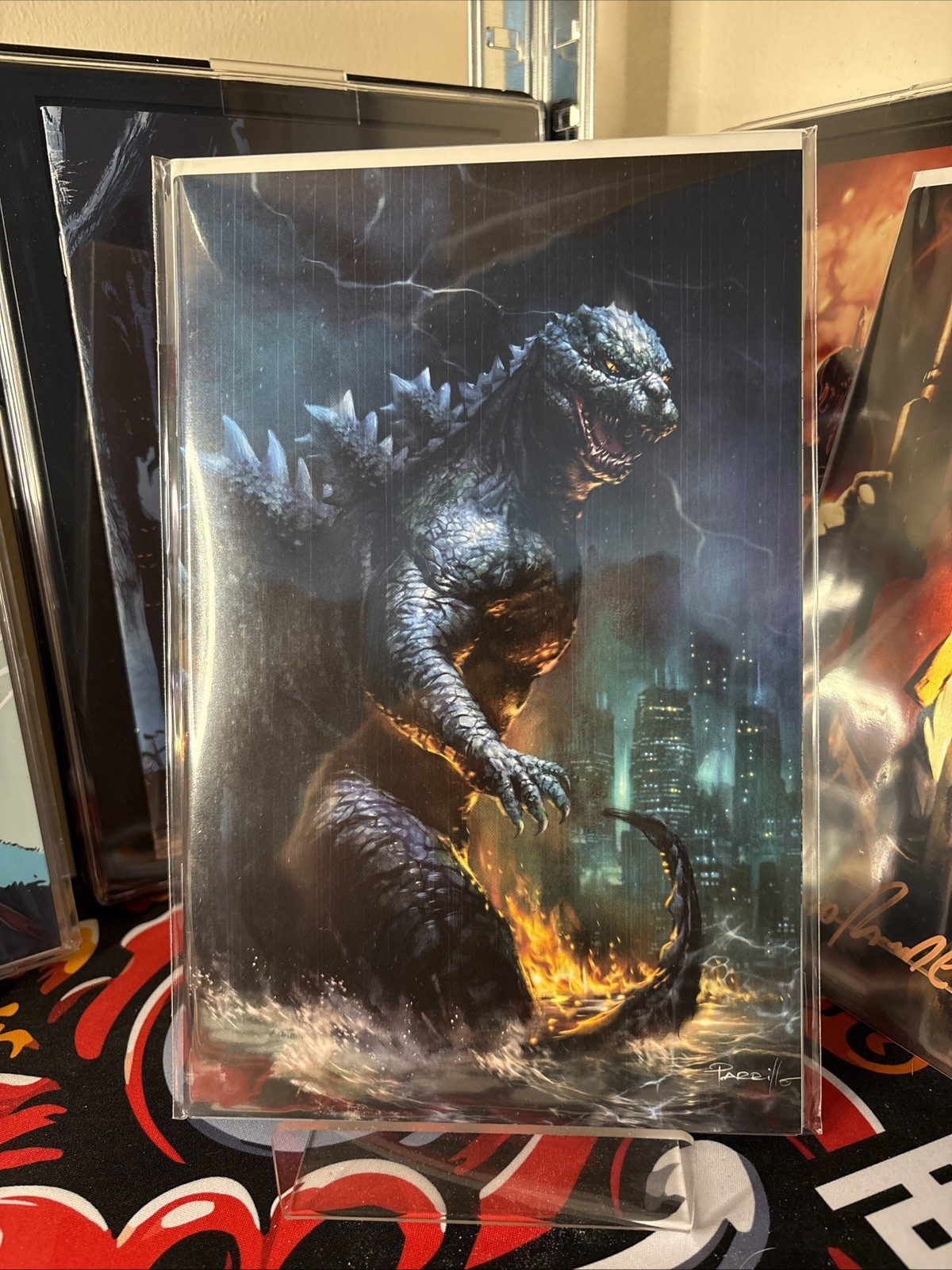 GODZILLA 70TH ANNIVERSARY #1 LUCIO PARRILLO VIRGIN VARIANT – LIMITED TO 1200 3