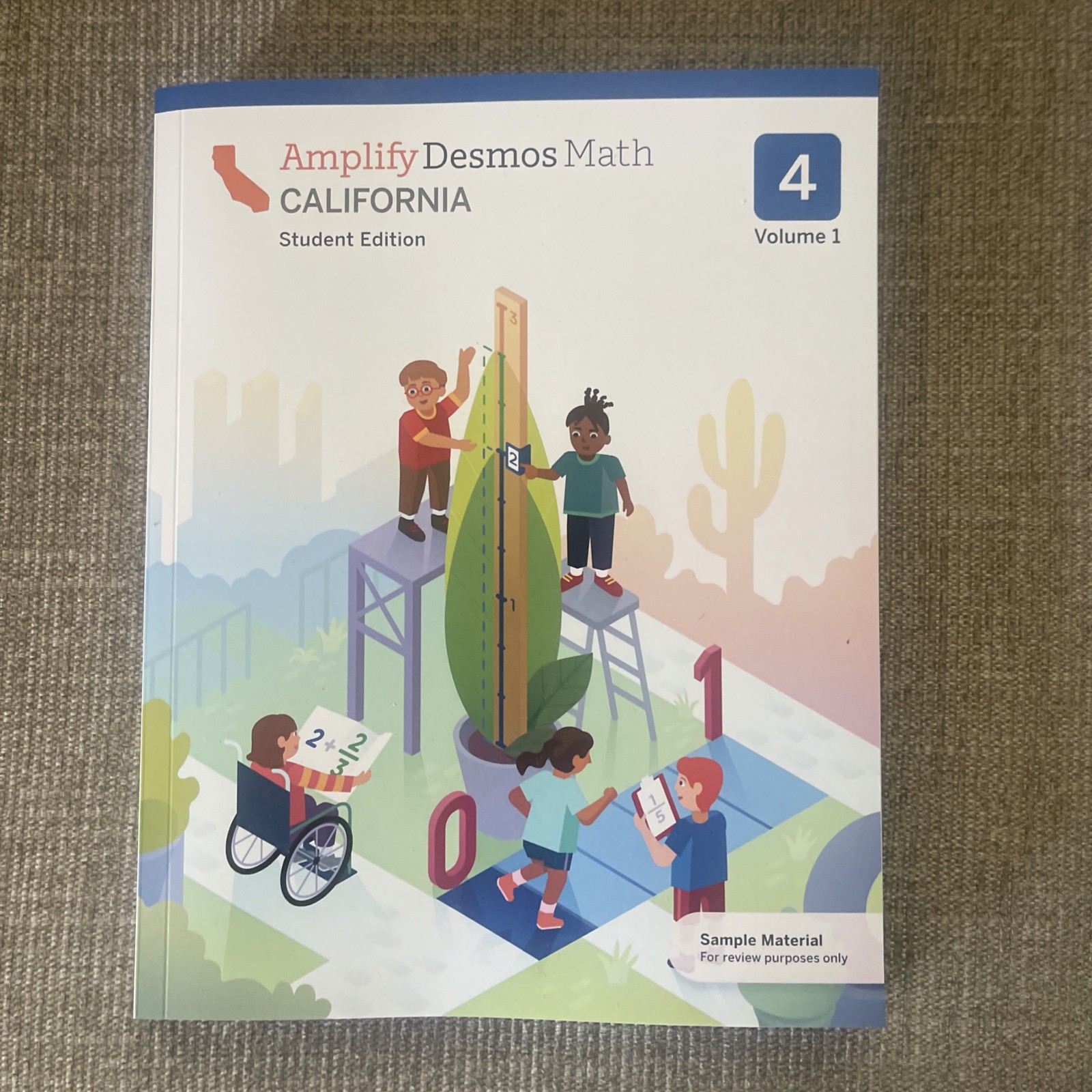 Amplify Desmos Math California Student Edition: 4 Volume 1