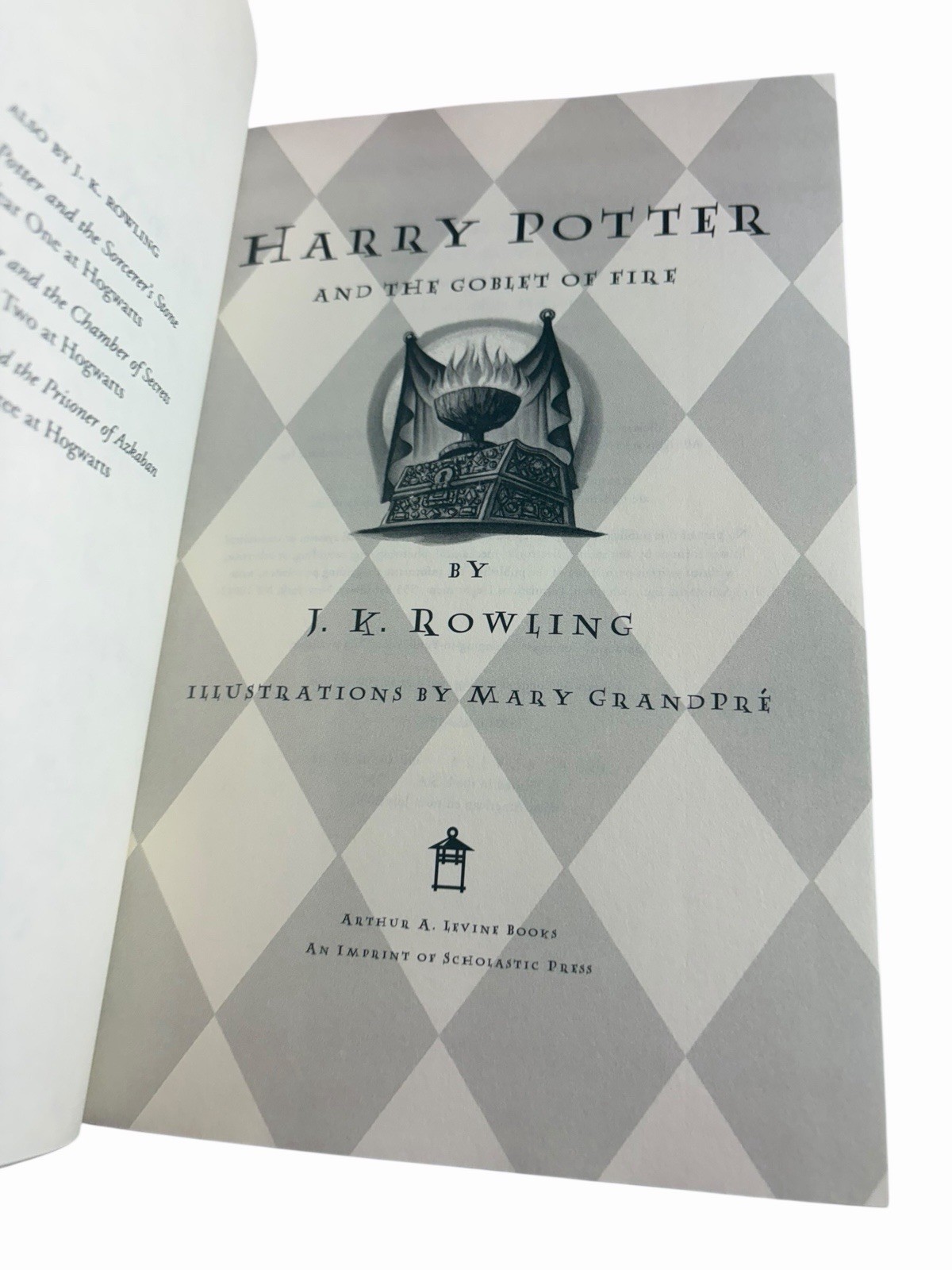 TRUE 1st Ed 1st Printing Harry Potter Goblet of Fire Errors Pg 291 & 667 ~ FINE