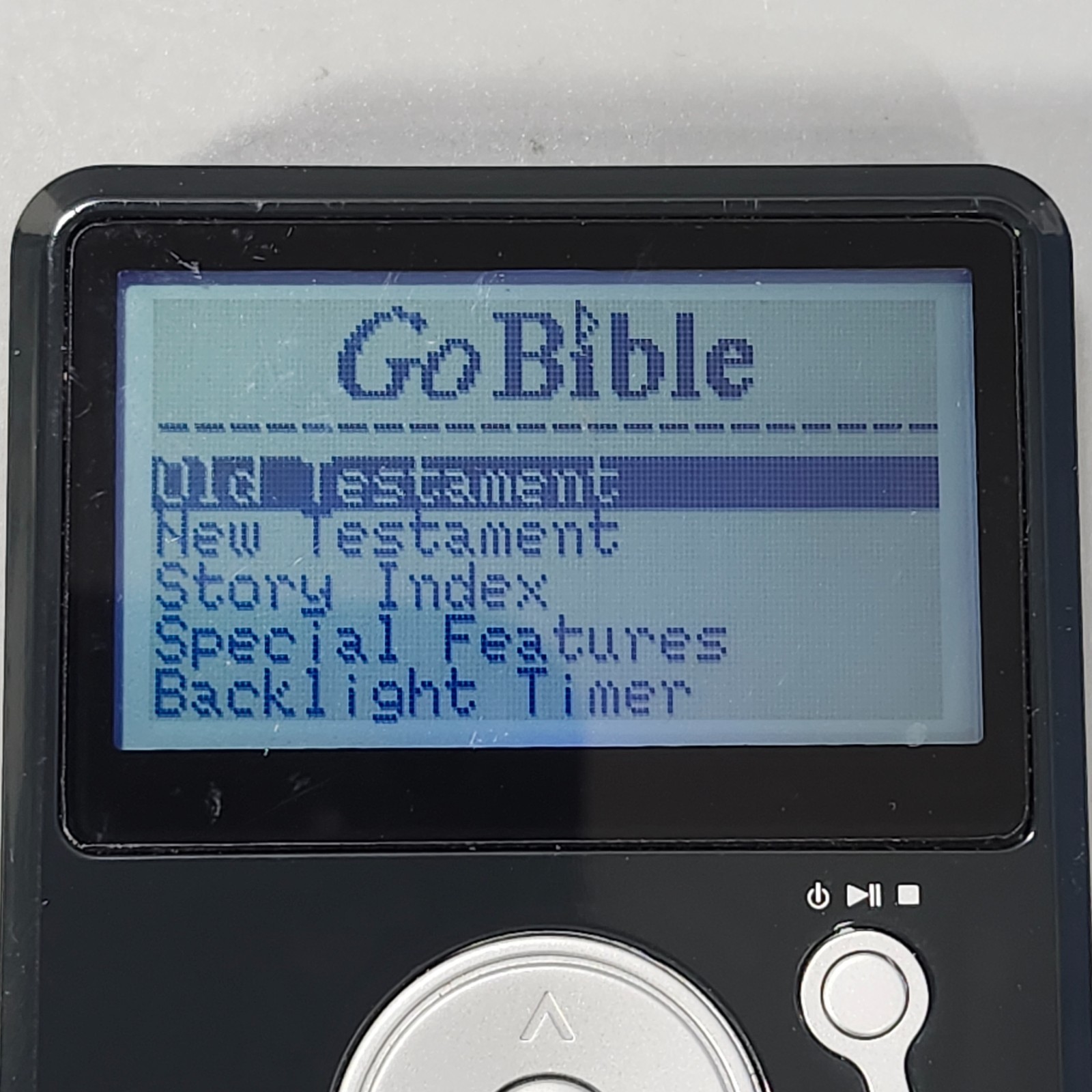 Go Bible Travel Digital Audio Player NKJV New Testament Thomas Nelson 2000