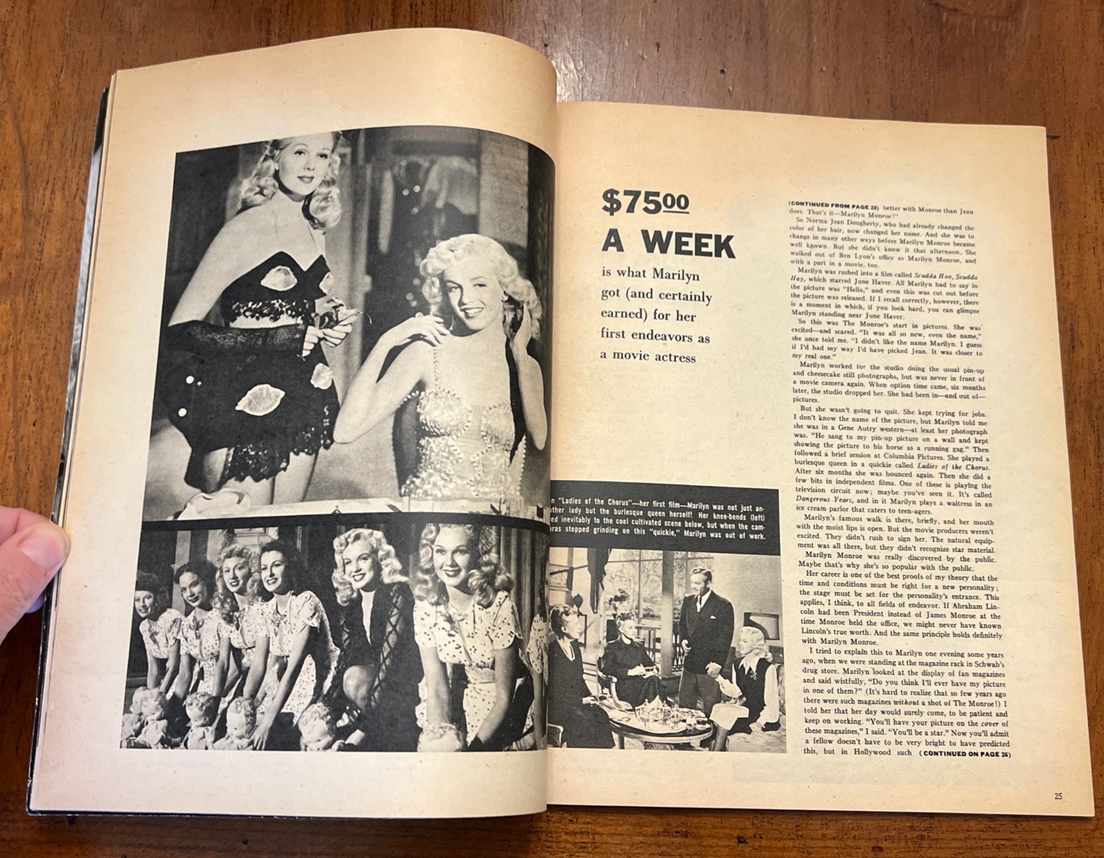 vintage 1954 Marilyn Monroe, 82 pages Dell Pub Co. magazine