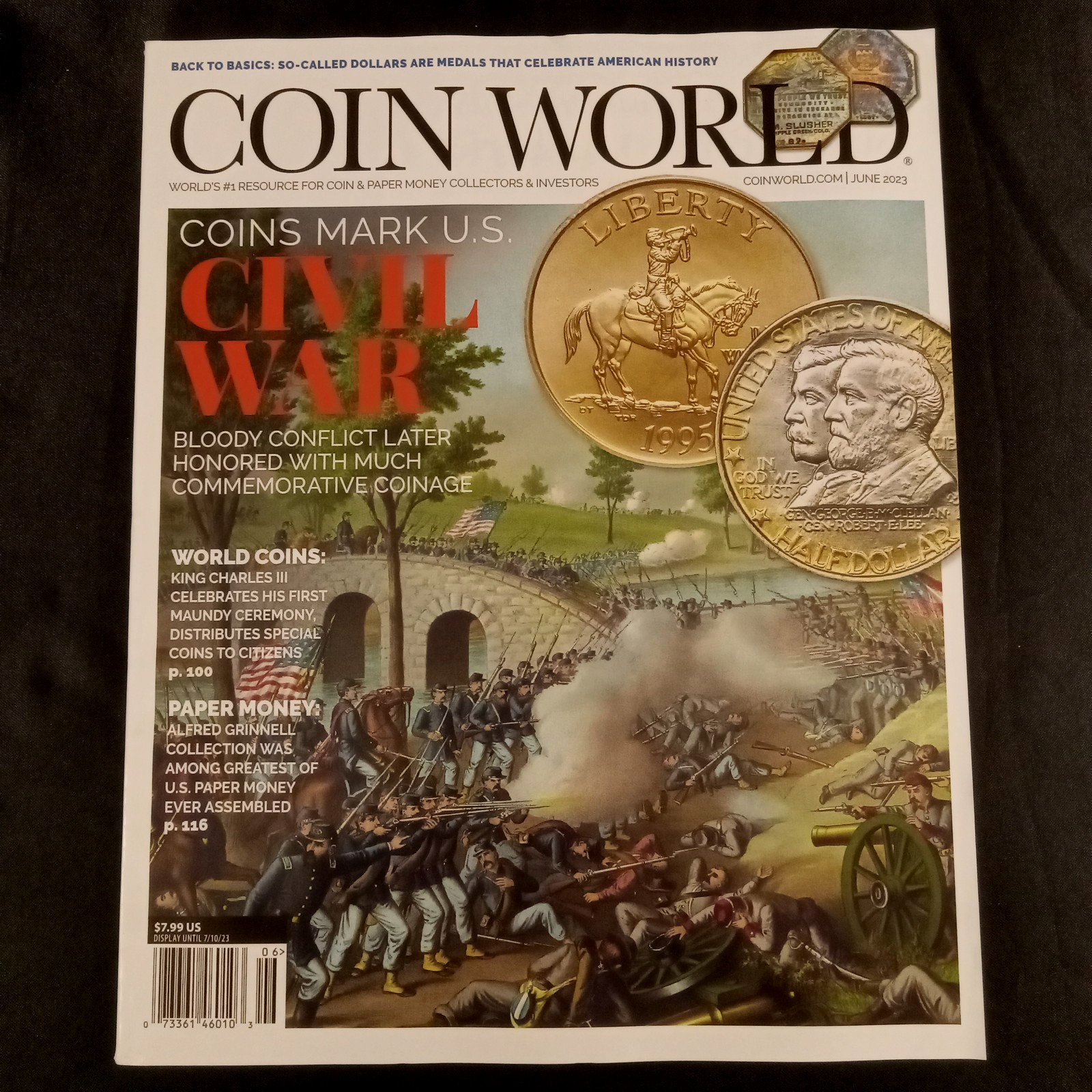 Coin World Magazine Lot 7 Issues 2022-2023 Numismatics Coins Paper Money Collect
