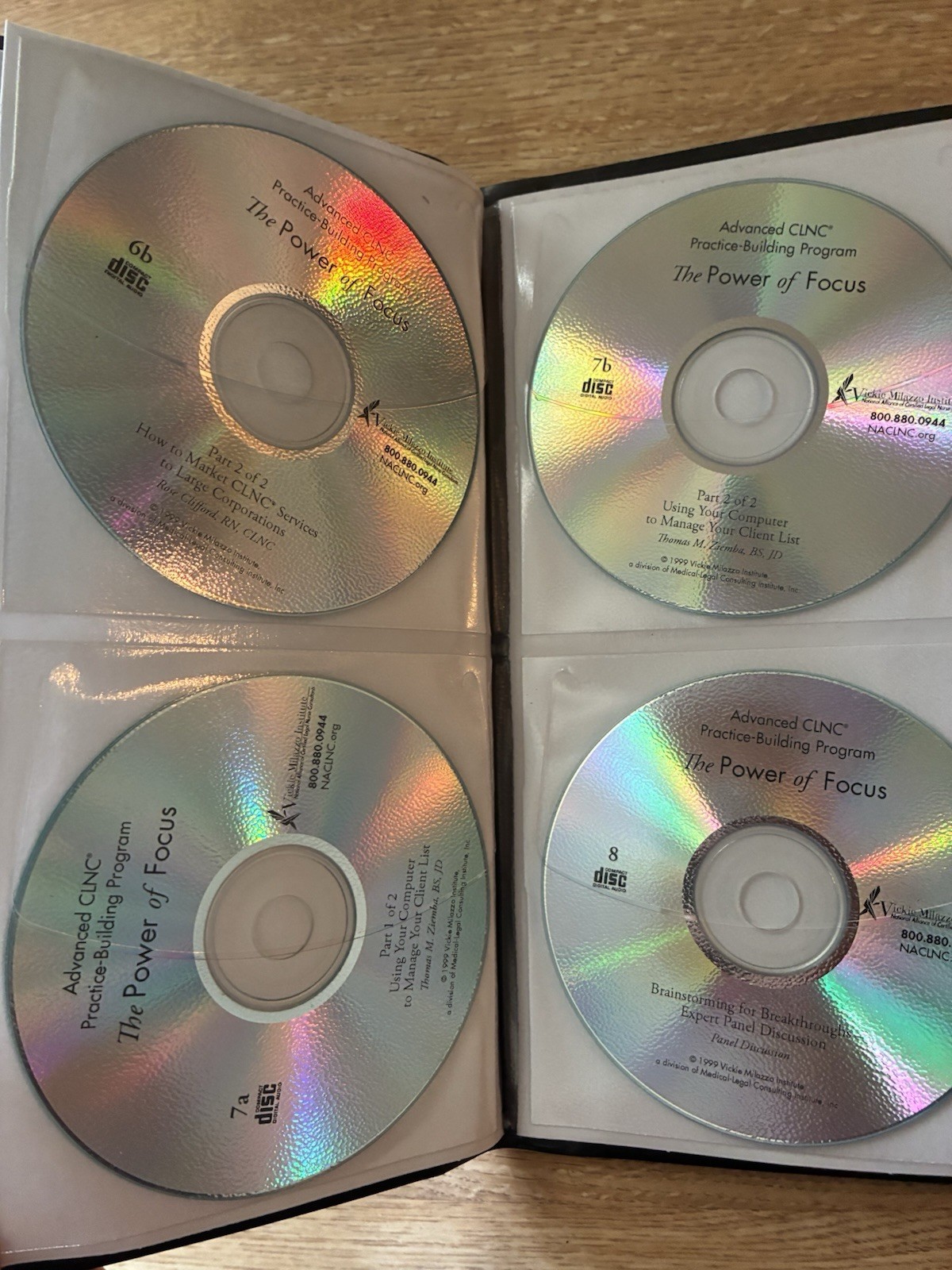 National Alliance of Certified Legal Nurse Consultants Complete Set Conf. DVDs