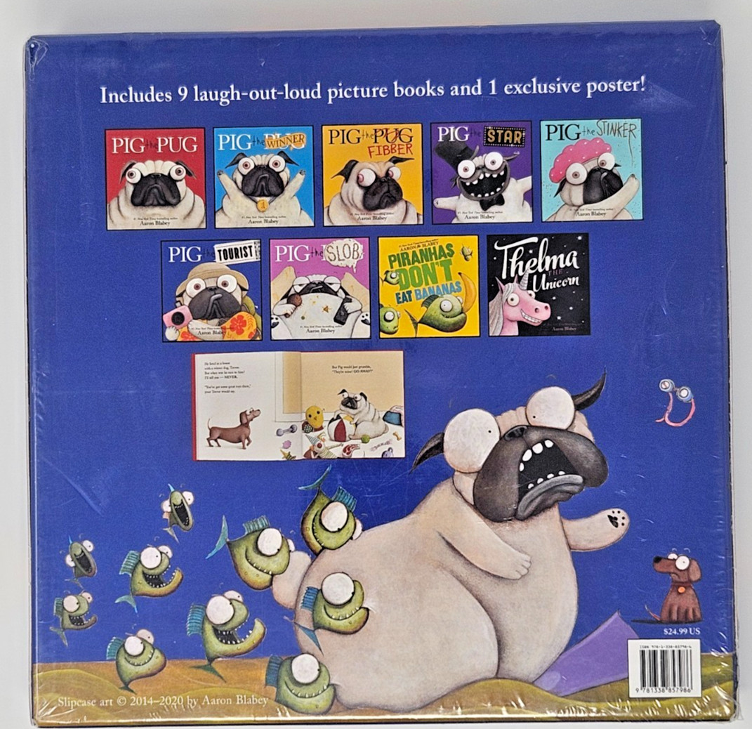 Pig the Pug & Friends Collection ~ 9 Books Box Set by Aaron Blabey ~ New ~Sealed