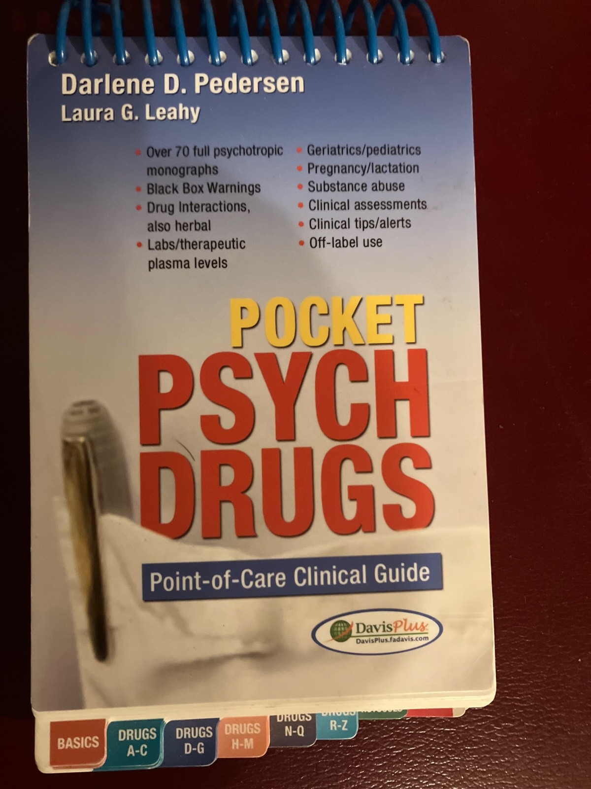 Pocket Psych Drugs : Point-Of-Care Clinical Guide by Pedersen & Leahy