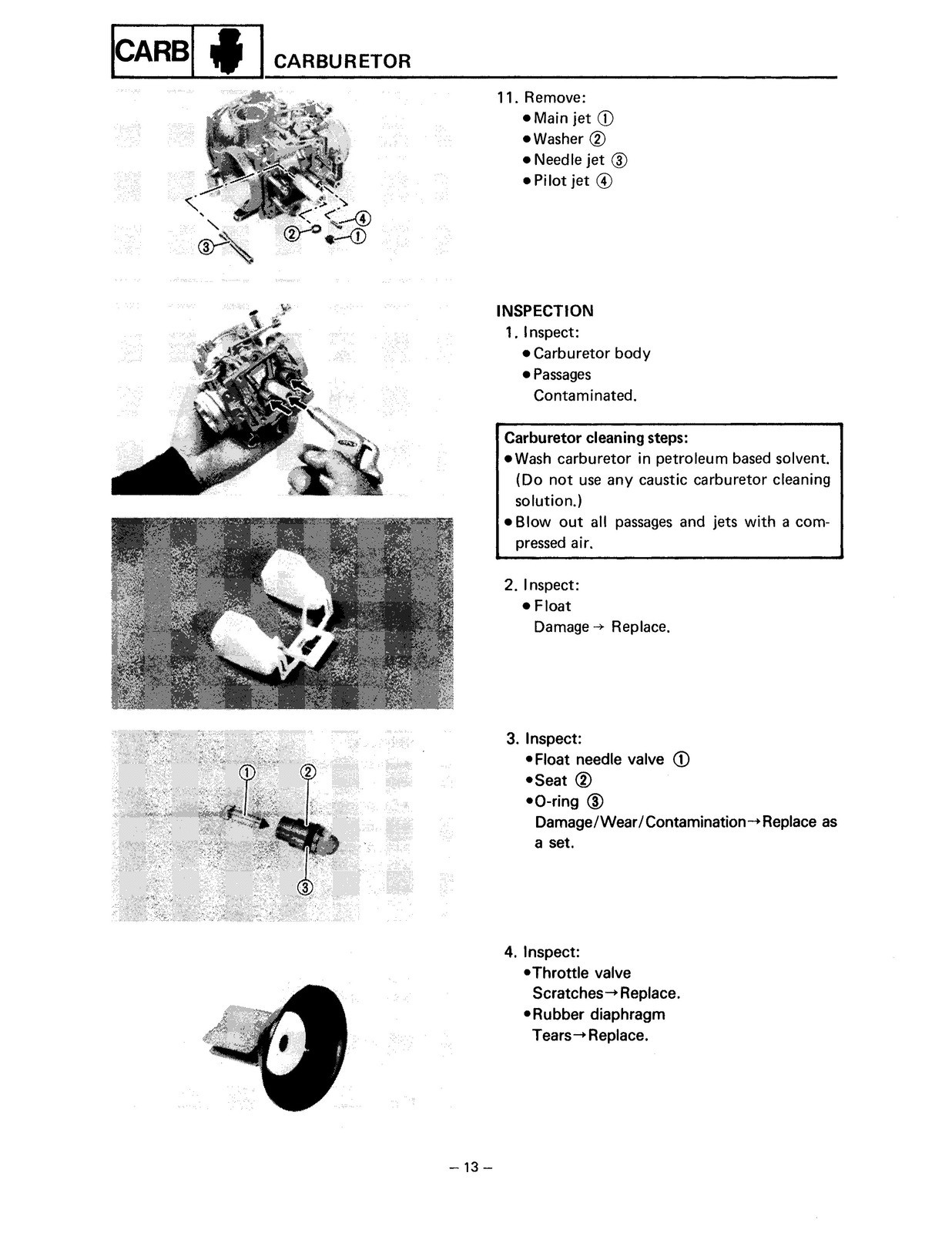 YAMAHA XV700 XV750 XV1000 XV1100 Motorcycle Service Manual 1985-1999 – CLOSURE