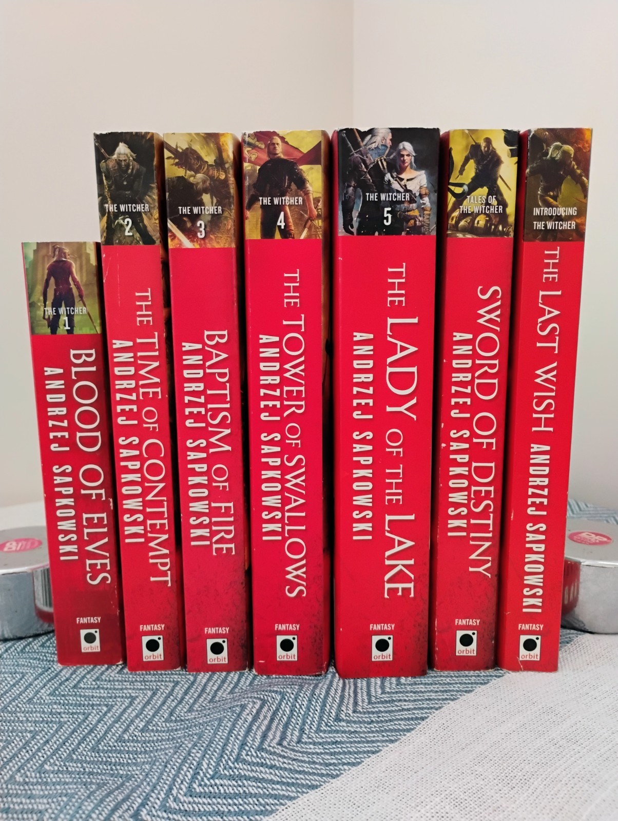 The Witcher Andrzej Sapkowski 7 Book Lot Paperback