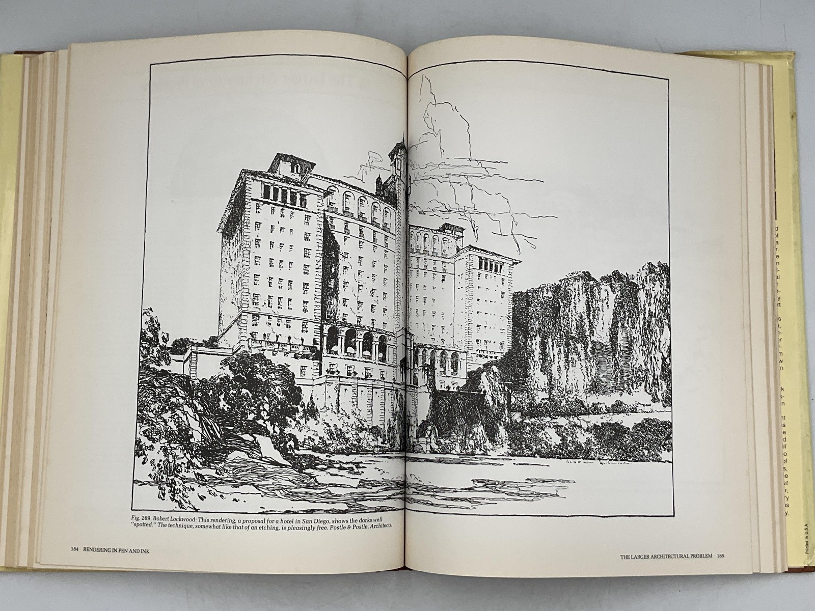 Rendering In Pen And Ink Arthur L. Guptill TSO Hardcover 1976 Dust Jacket