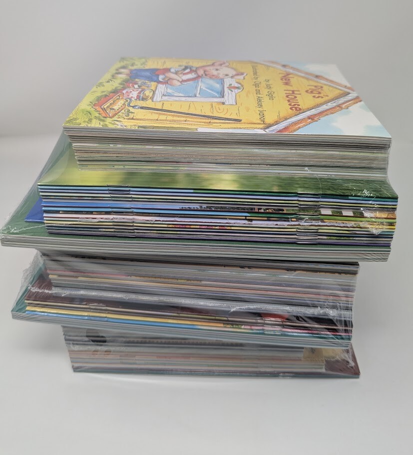 Fountas & Pinnell LLI BLUE SYSTEM Complete Set 1-120 Color Readers Level B-N NEW