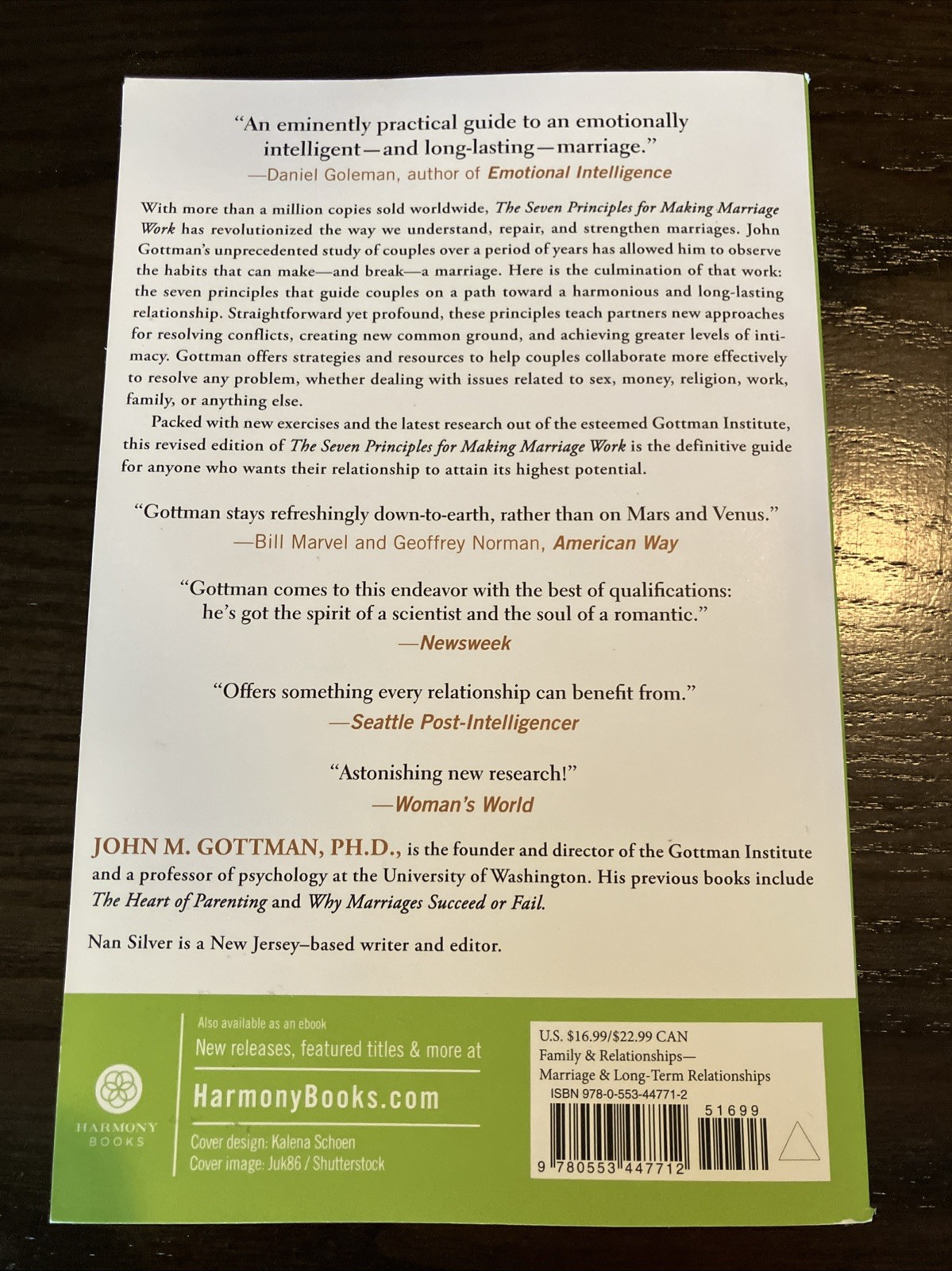 The Seven Principles for Making Marriage Work John M. Gottman – Self Help