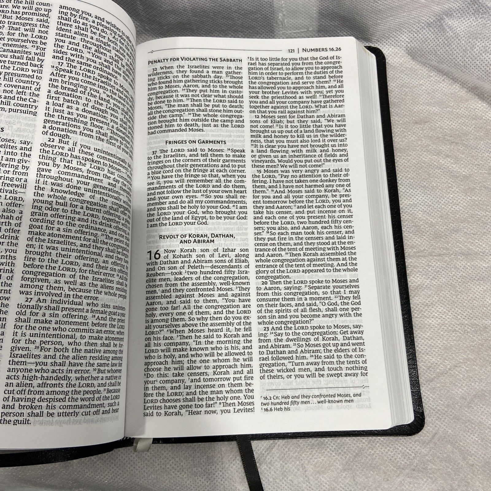 NRSV, Thinline Bible, Bonded Leather, by Zondervan- Perfect Condition!👍👍