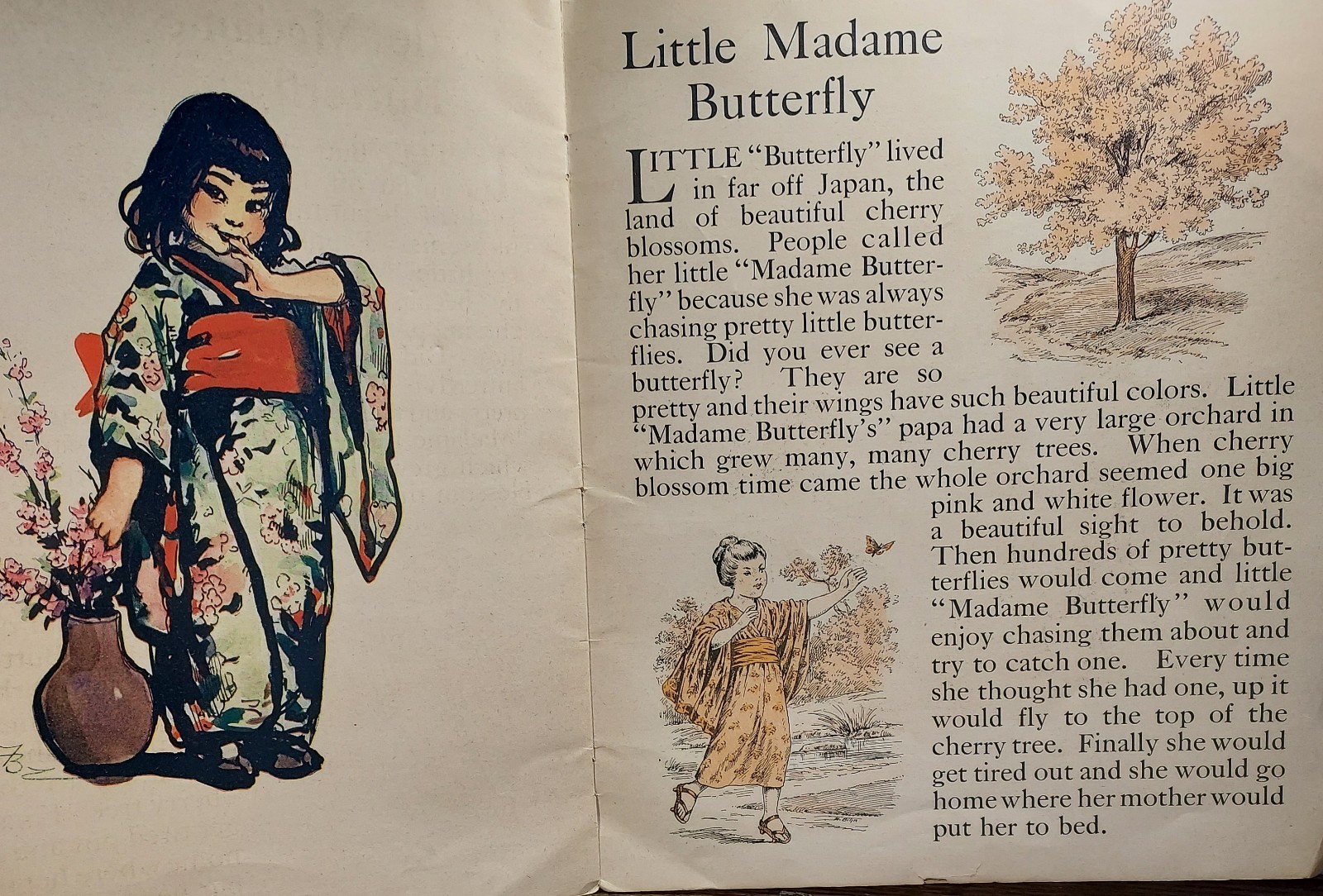 Pair Of Antique Children’s Books 1916 – 1918 One Rhyme Is Racist Caution