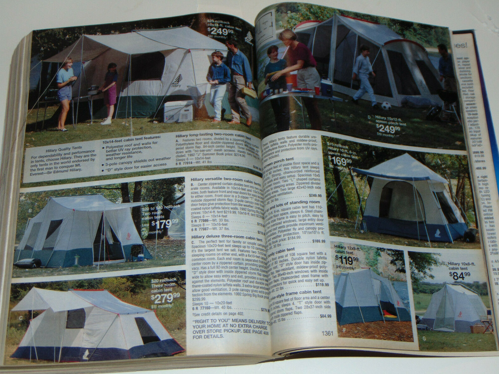 VINTAGE 1993 SEARS SPRING & SUMMER CATALOG! 1500 PAGES! CLOTHES/BIKES/TOOLS/++++