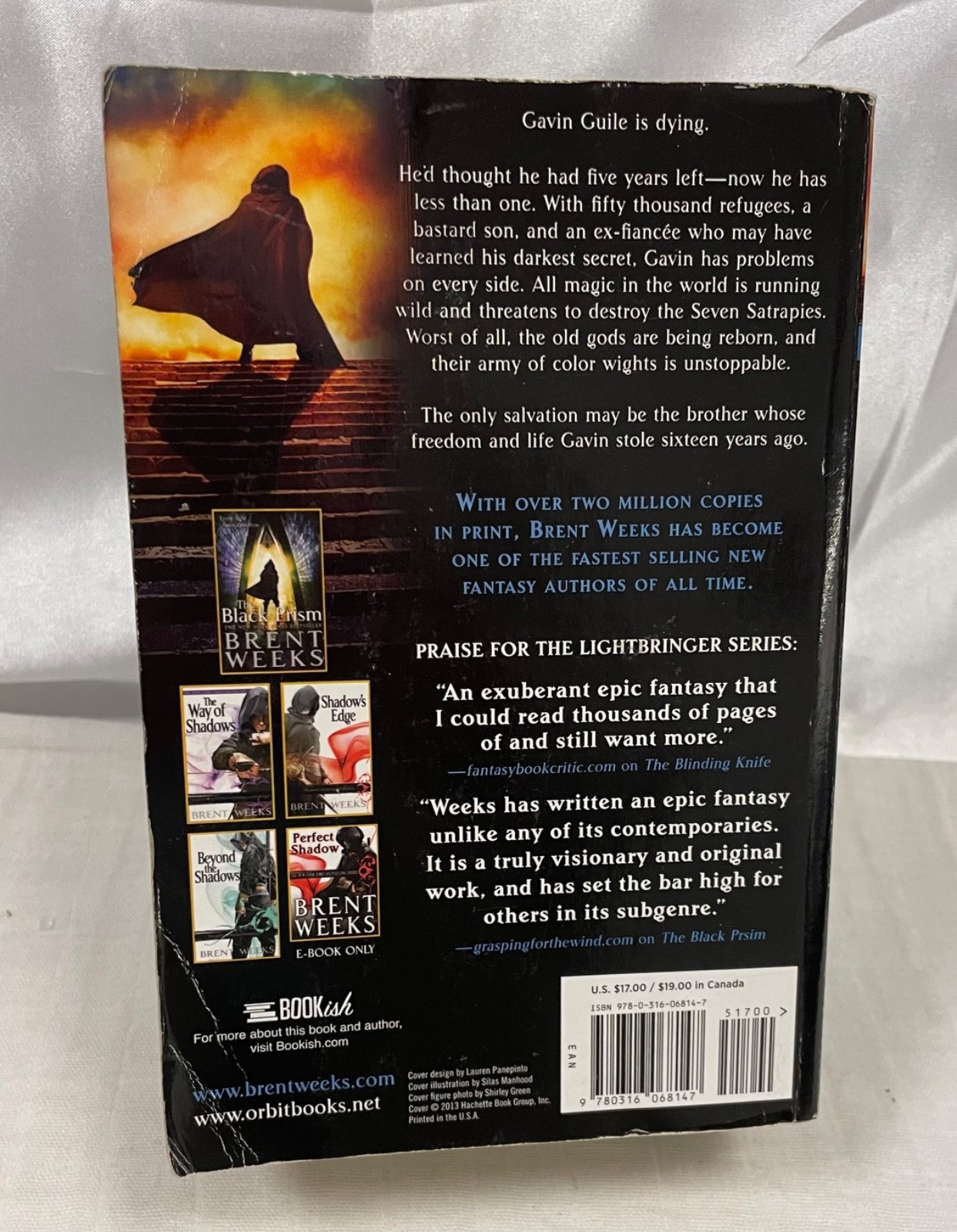Brent Weeks Lightbringer Series Books 1-3 Paperback