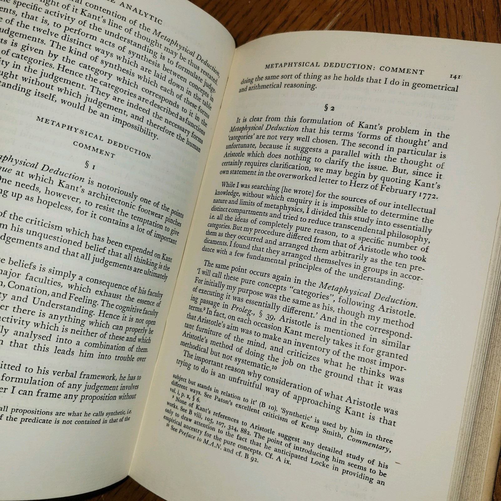 Kant’s Critique of Pure Reason Second Edition T. D. Weldon Oxford Press 1958 HC