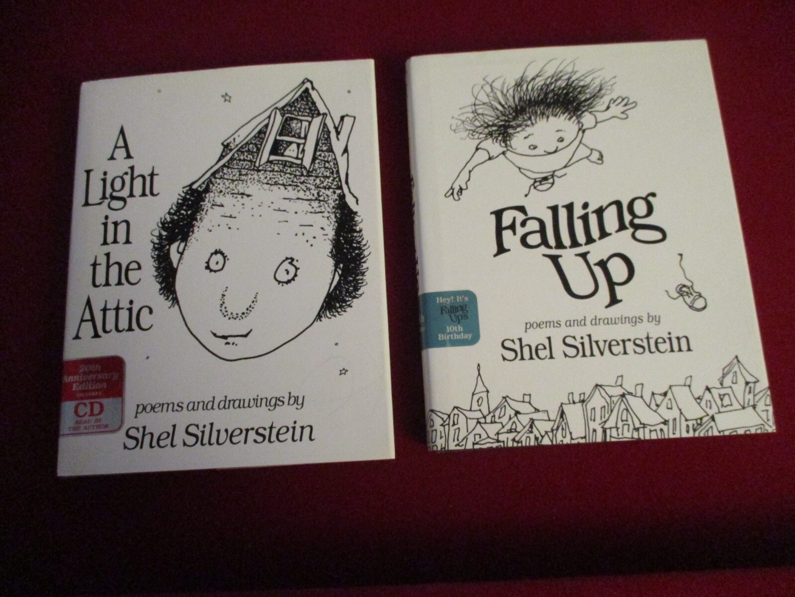 10 Shel Silverstein ~ Giving Tree ~ Light in the Attic ~ Where the Sidewalk Ends