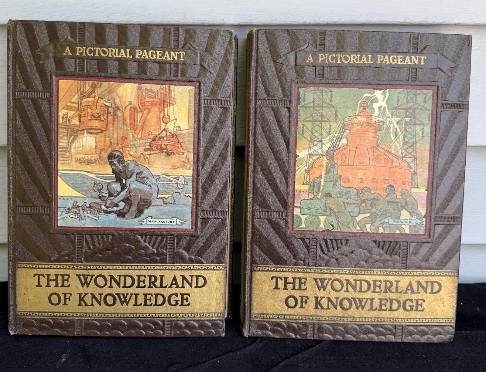1942 Original, Complete Set “The Wonderland of Knowledge” Volumes 1-15