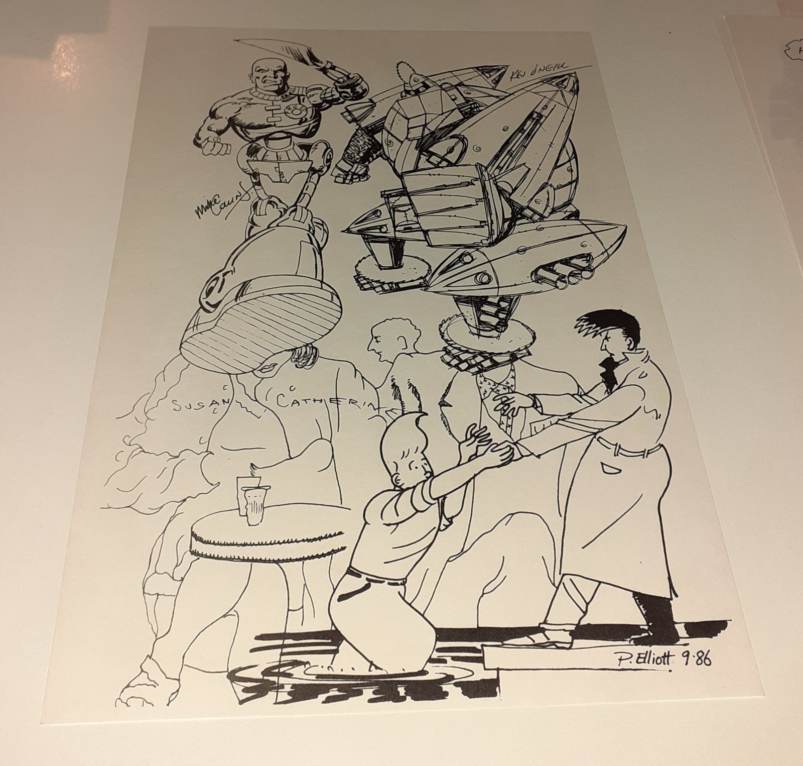UKCAC 1986 PORTFOLIO Alan Moore Frank Miller Brian Bolland Batman Joker Watchmen