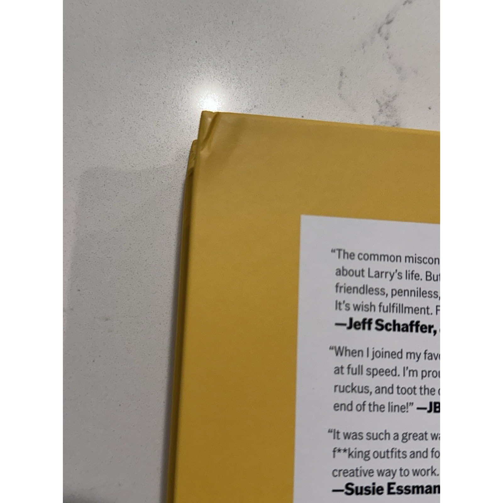 SIGNED Larry David Lessons Learned Making of Curb Your Enthusiasm Book JSA COA