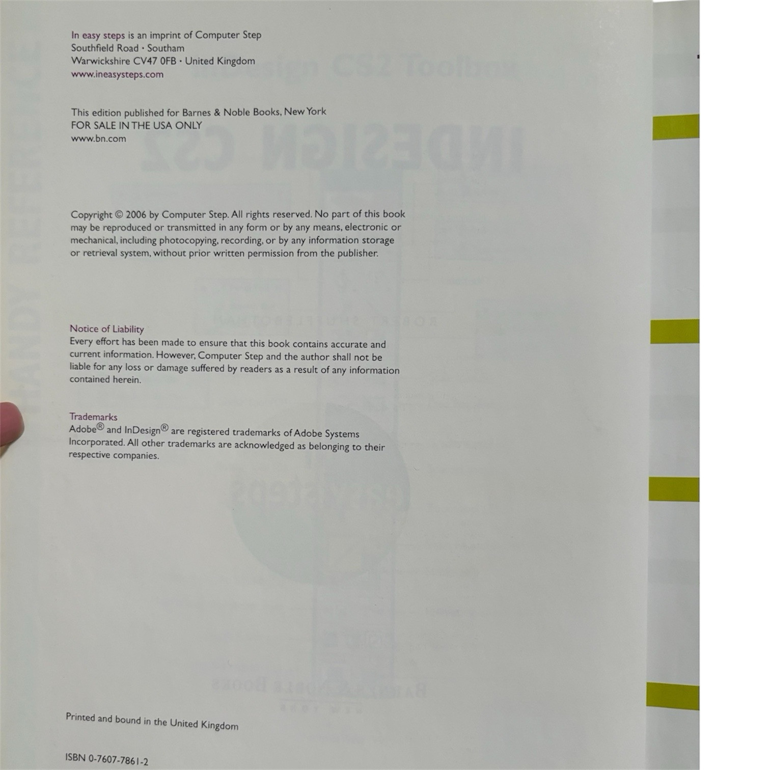 In Easy Steps Ser.: InDesign CS2 by Robert Shufflebotham (2006)