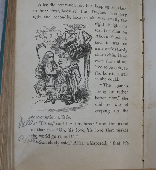 Scarce Antique Alice’s Adventures in Wonderland, Illust John Tenniel, 1893