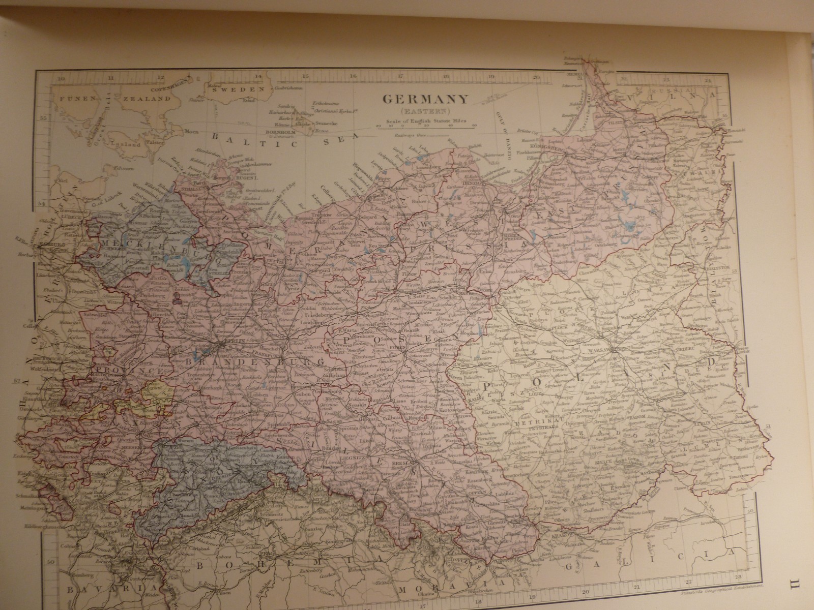 1885 – Stanford’s London Atlas of Universal Geography – 44 Colour Maps -Large HB