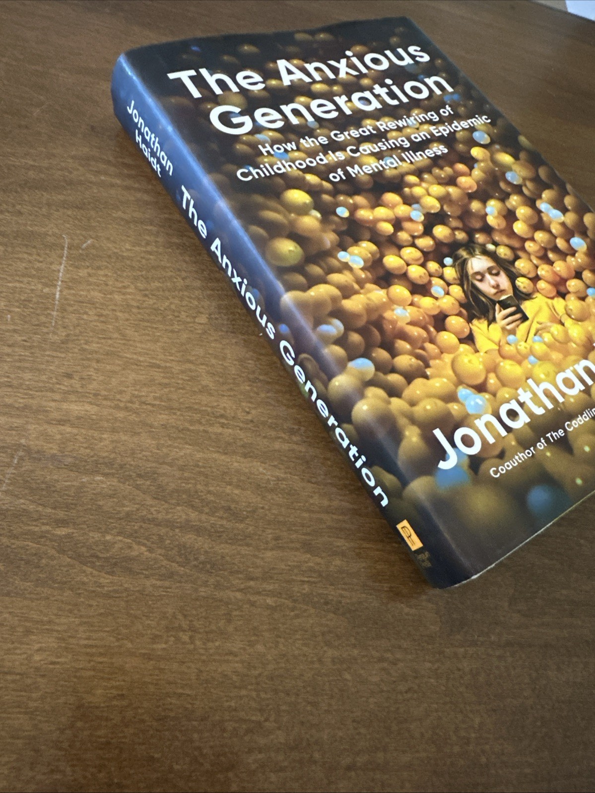 The Anxious Generation: How the – Hardcover, by Haidt Jonathan GOOD NO MARKS
