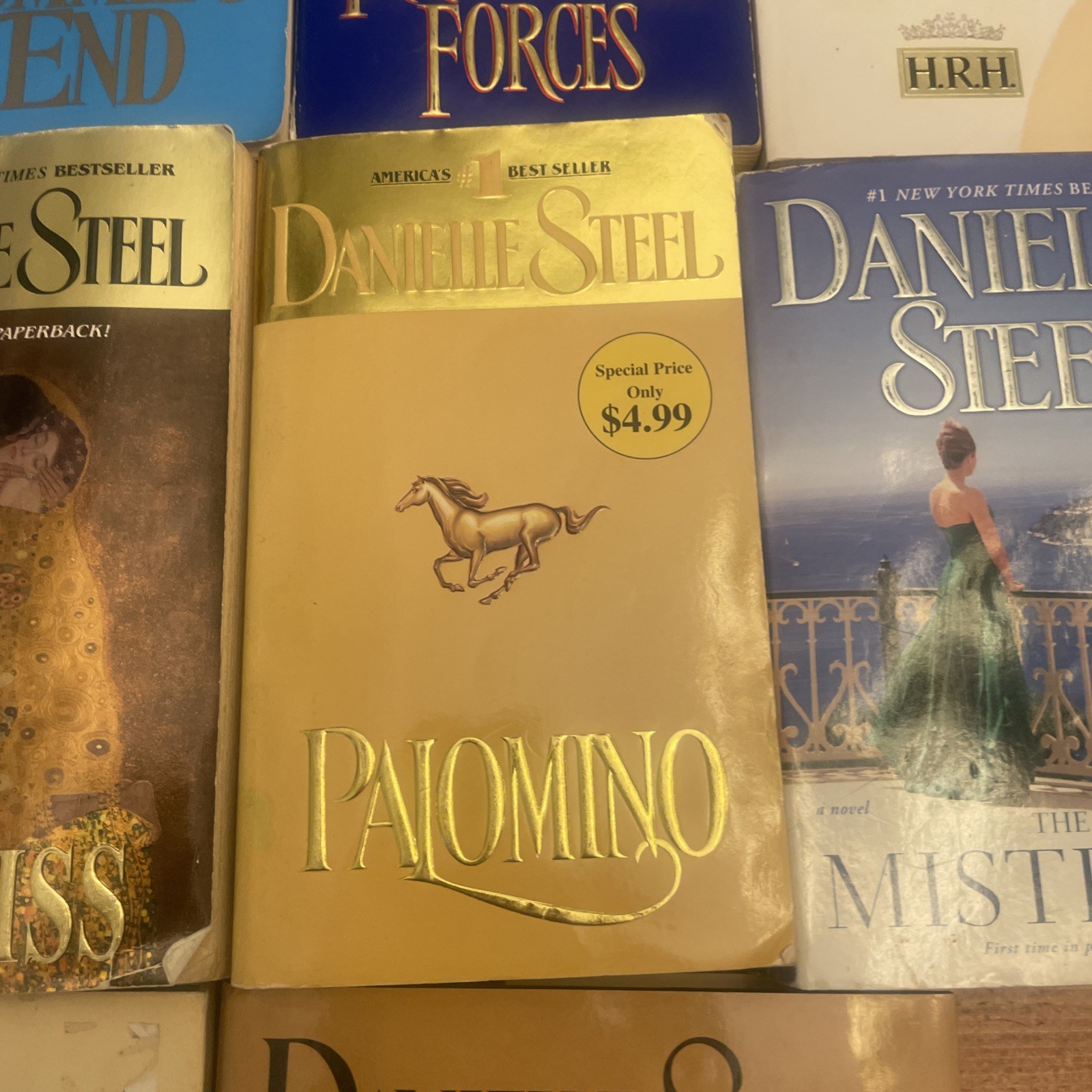 Lot of 10 Danielle Steel Books Romance Assortment As Shown In Pictures