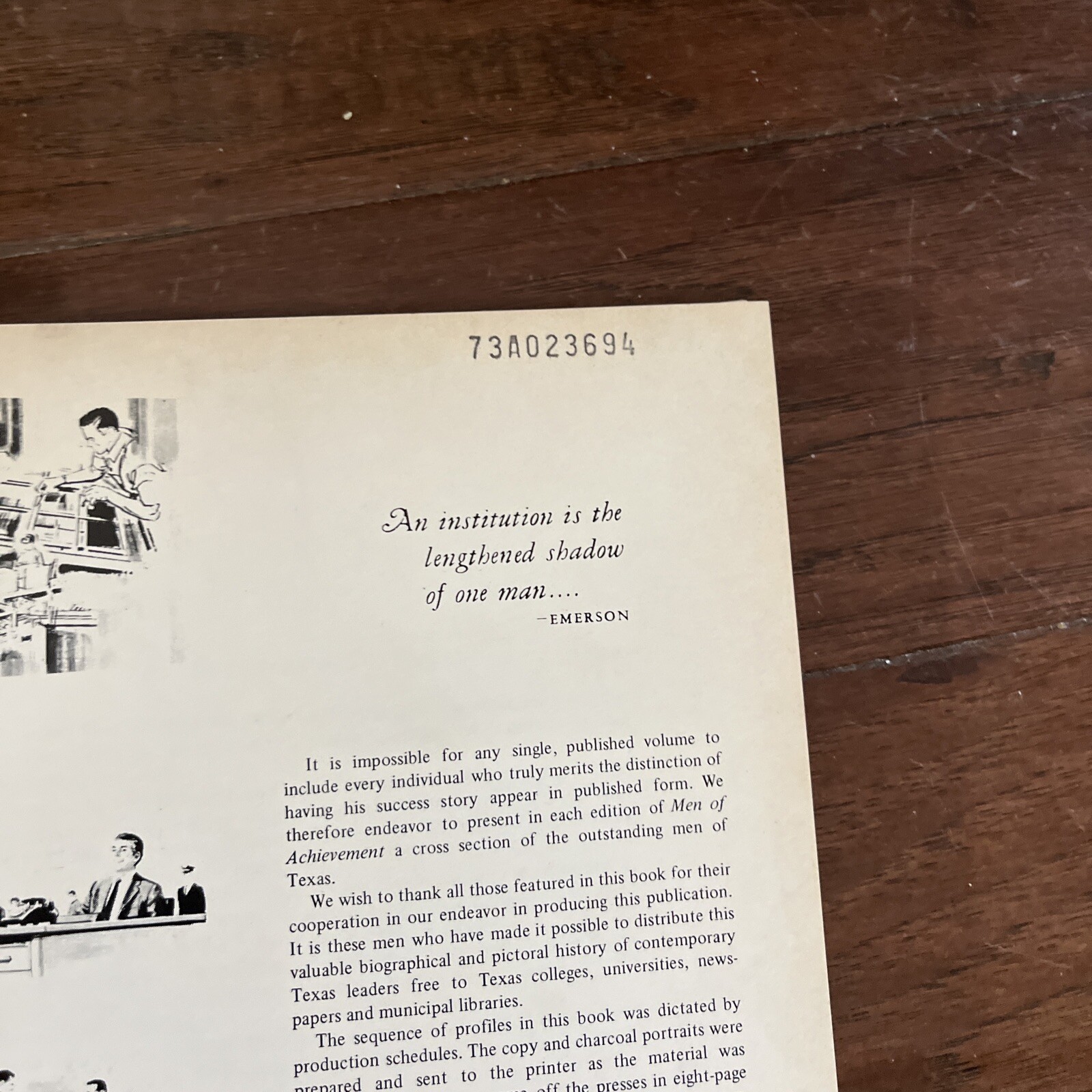 Men of Achievement in Texas by Garland A. Smith, Editor 1972 hardcover 432 pages