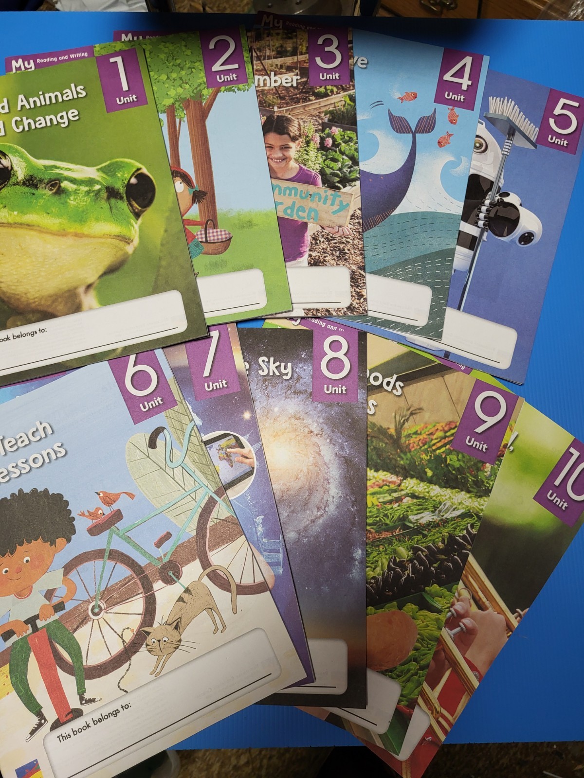 My Reading And Writing Grade 1 Units 1-10 Complete Set Benchmark Education New