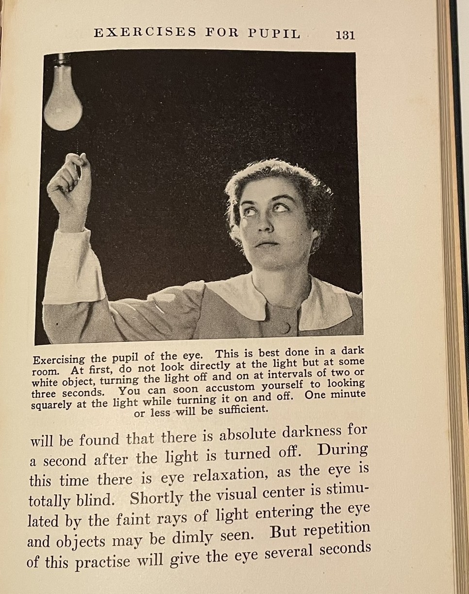 Strengthening the Eyes: A System of Scientific Eye Training, B. MacFadden 1936