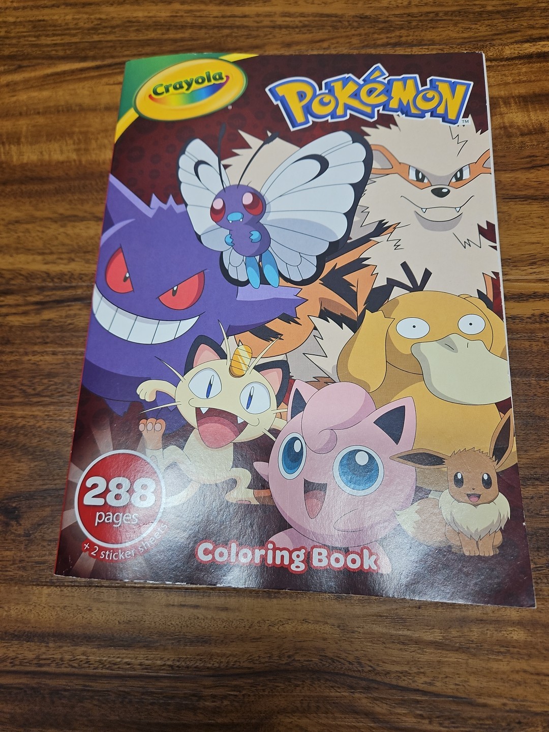Pokemon Crayola Coloring Activity Book Sticker Sheets Kids Create 288 Pages Fun