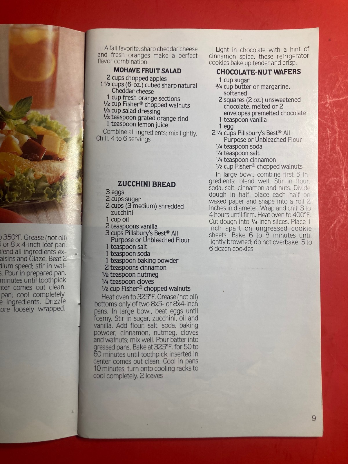 PILLSBURY GOING NUTS COOKING RECIPES COOKBOOK 96 PAGES 1991 CHRISTMAS