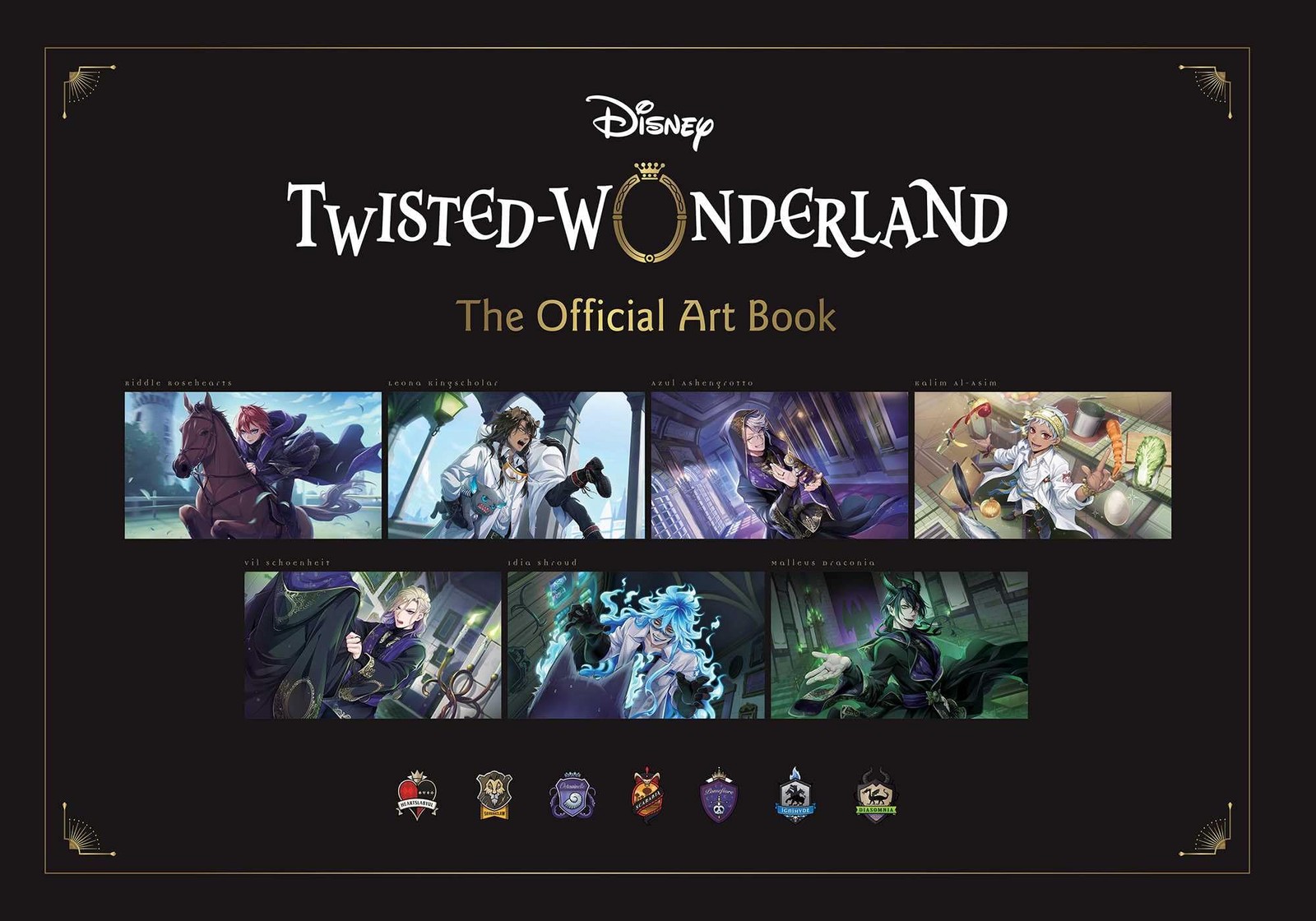 Disney Twisted Wonderland Official Art Book HC VIZ MEDIA LLC