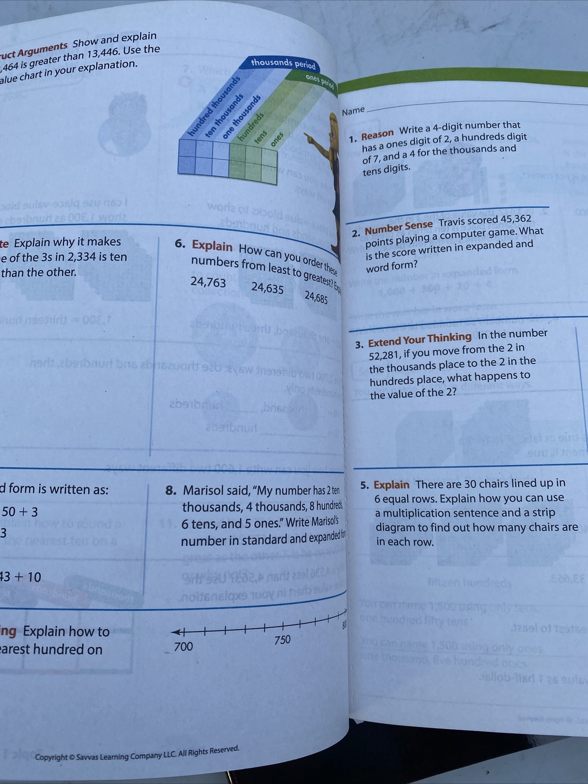 Envision Math 2.0 3rd Grade Volume 1and 2