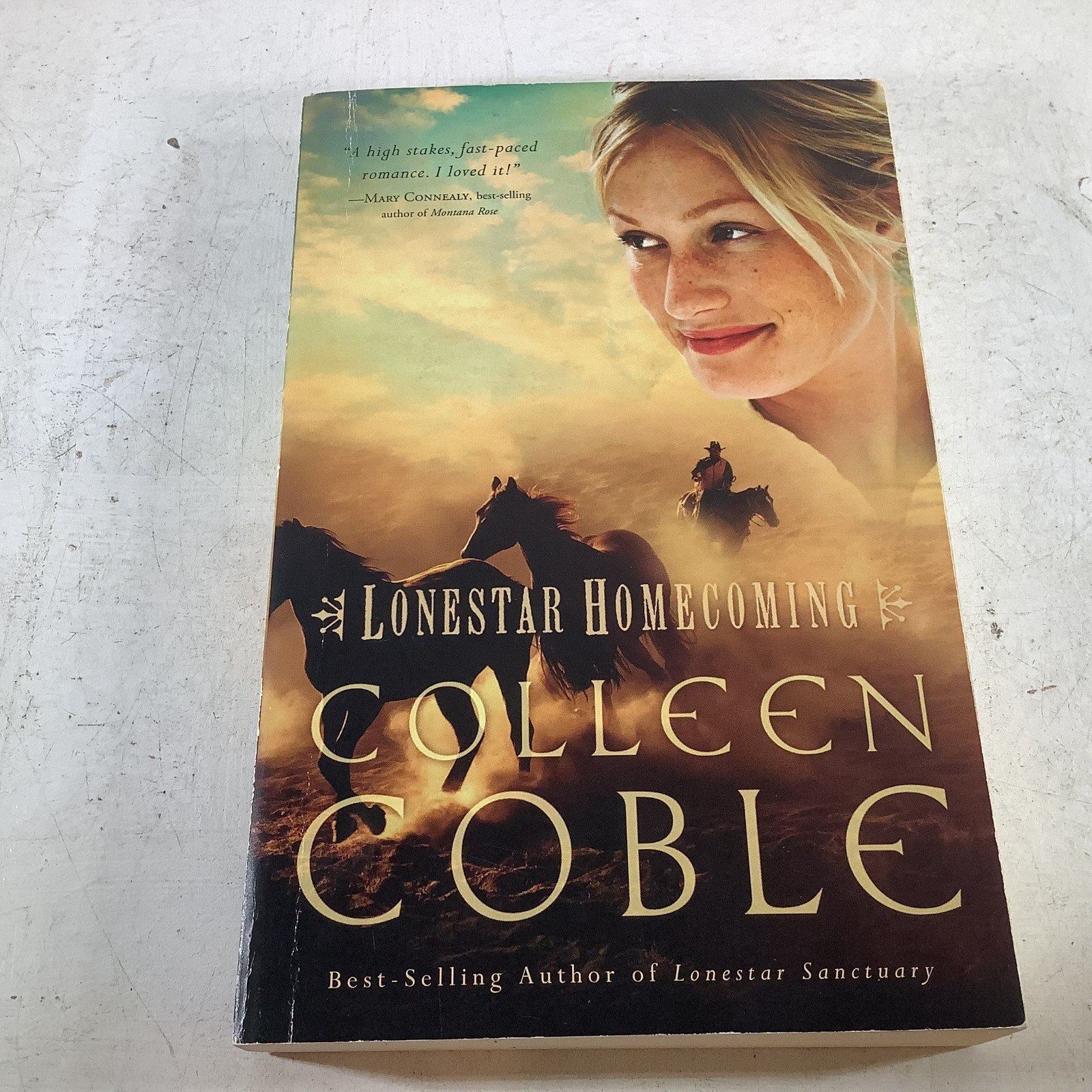 Colleen Coble Lonestar Series 1-4 Lot of 4 Trade PBs VG Christian Fiction