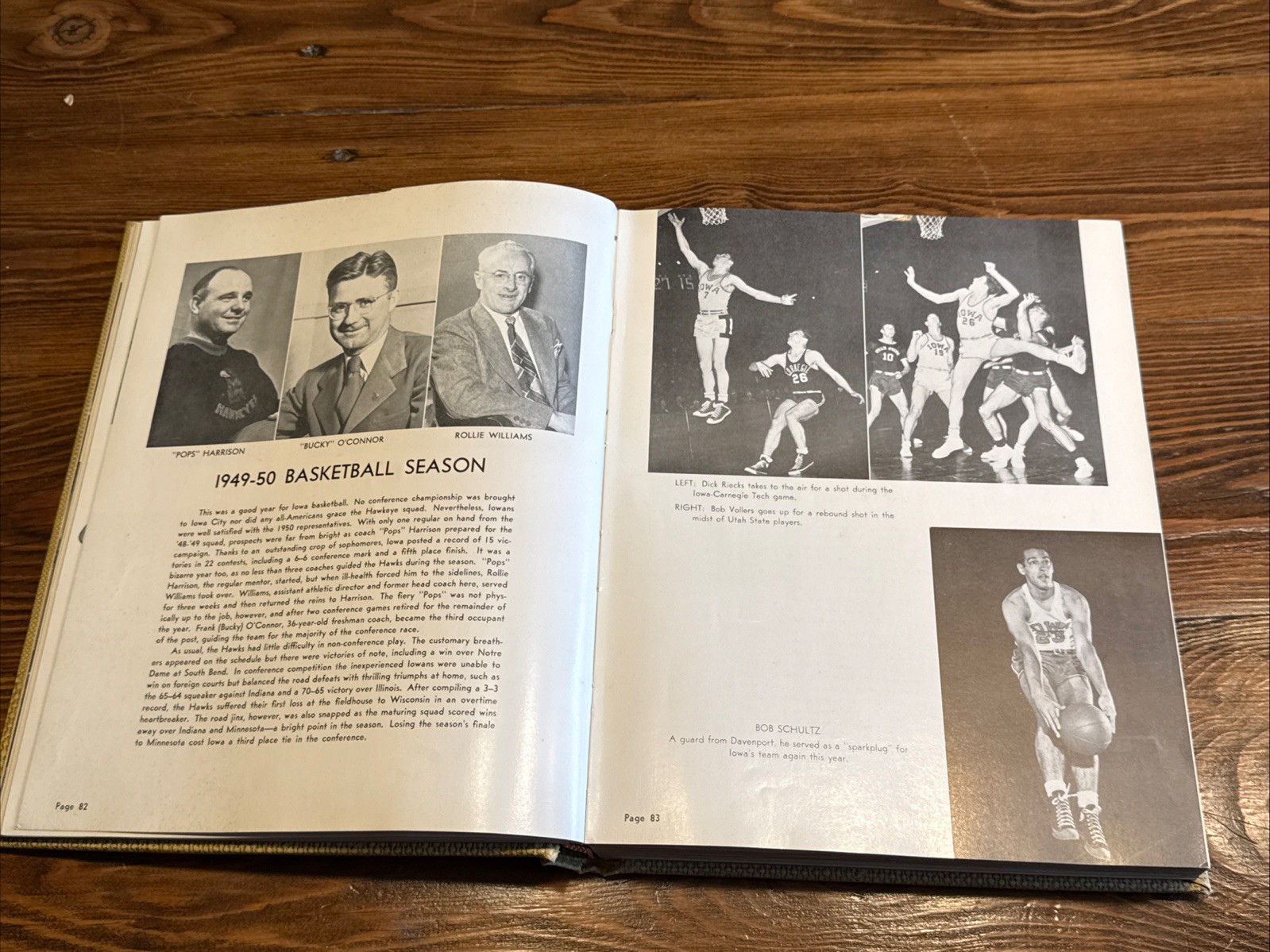 Vintage 1950 The Hawkeye Yearbook State University of Iowa 440 Pages