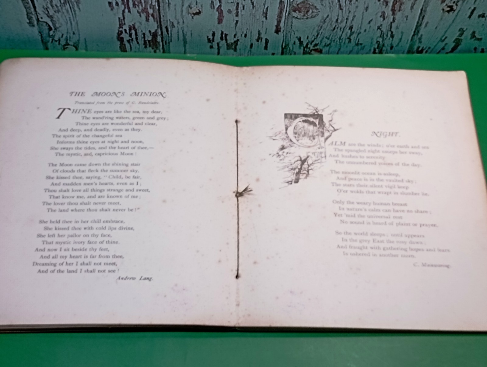 1888 Night Songs and Sketches Edith Nesbit Robert Mack Victorian Gothic Poetry