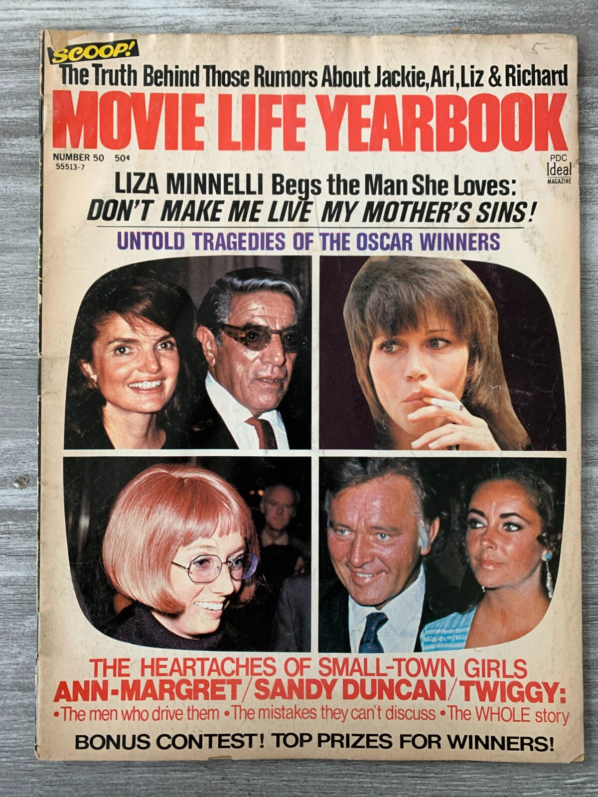 1972 MOVIE LIFE YEARBOOK Magazine #50 G/VG 3.0 Ann-Margret / Elizabeth Taylor