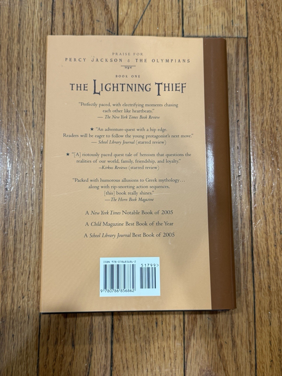 Percy Jackson Olympians HC Set, Lightning Thief Series 1st Ed OOP—VERY GOOD