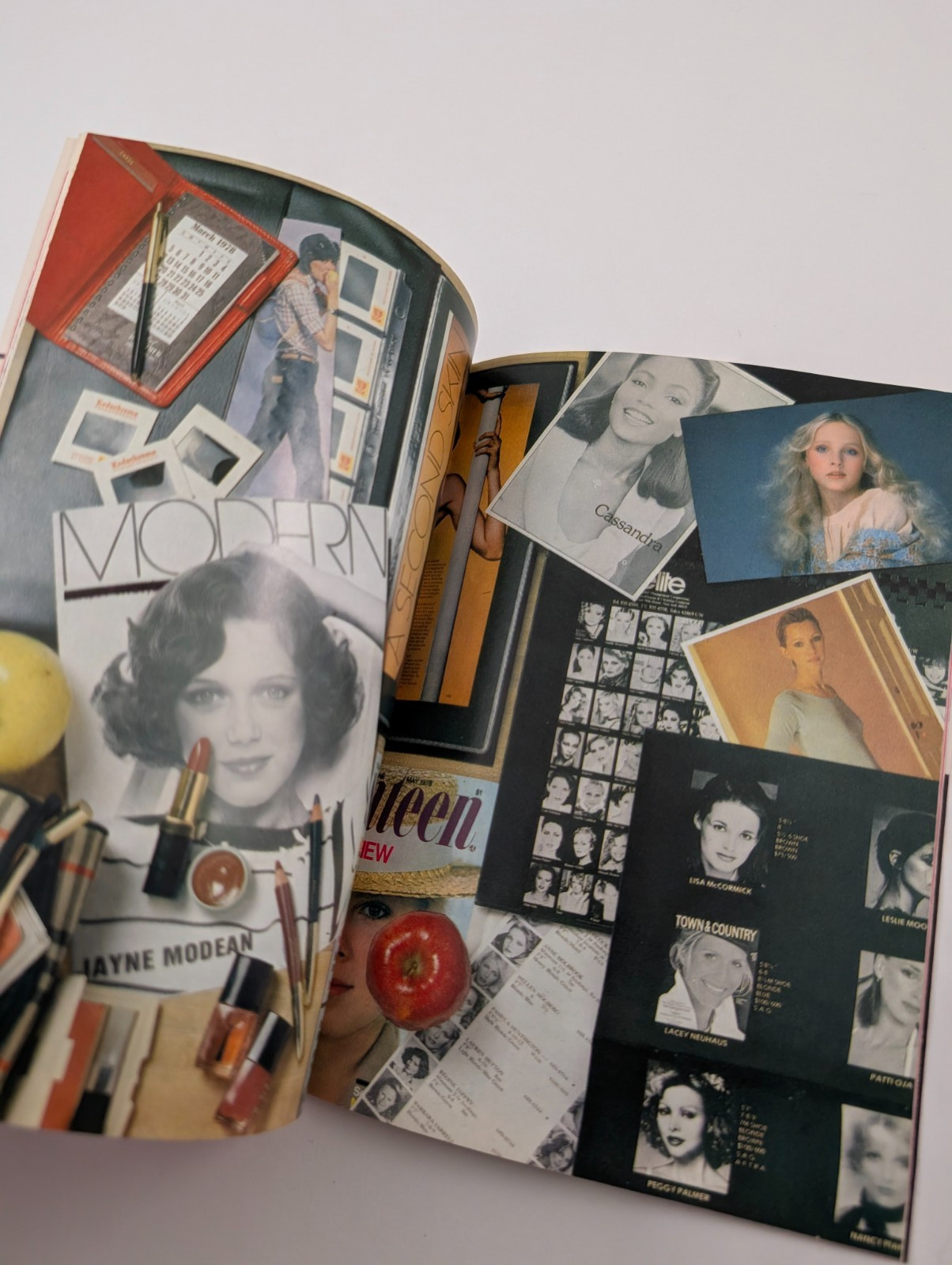 Vtg 1978 Seventeen Magazine Mini Booklet Insert All About Modeling 7.25″ x 5.25″