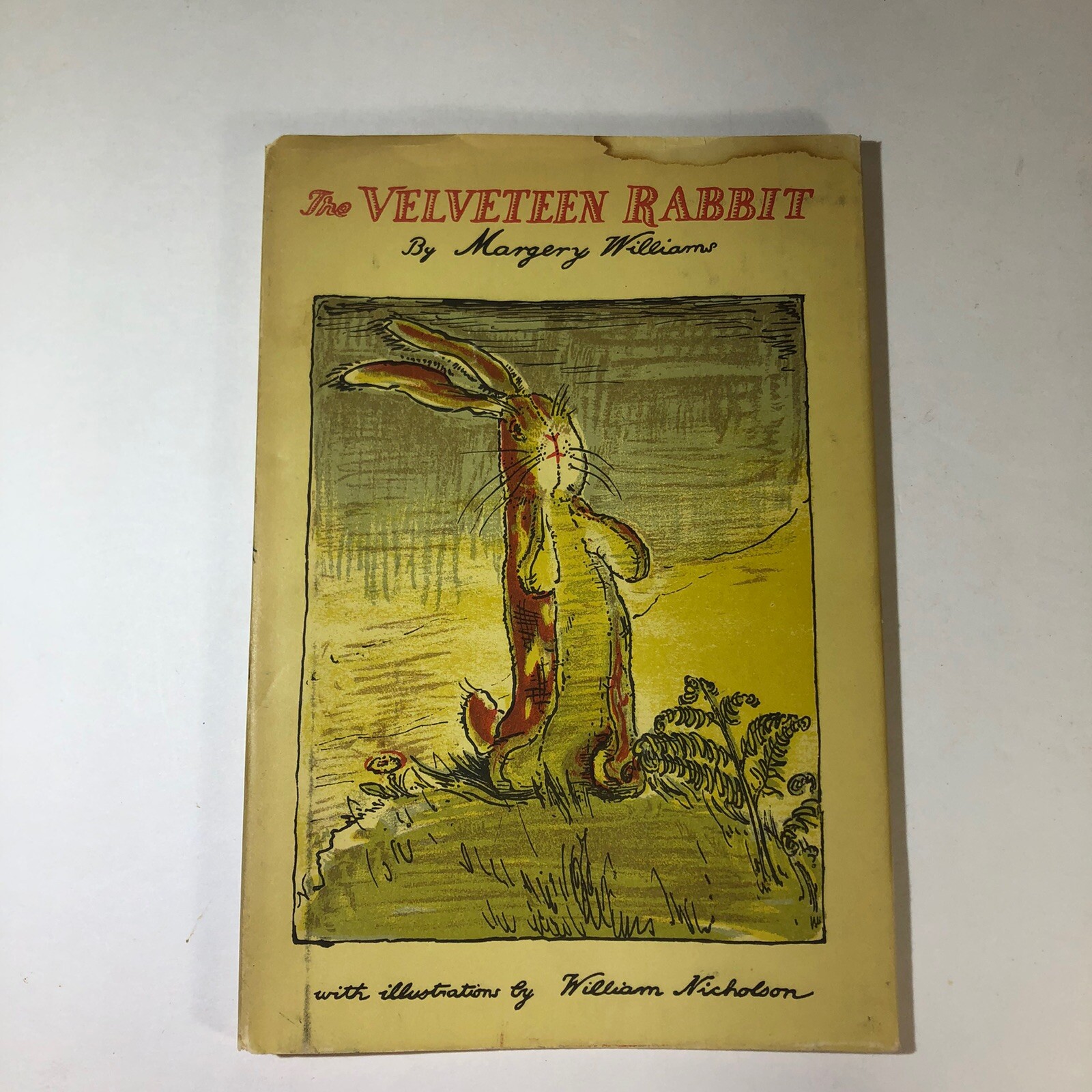 Vintage The Velveteen Rabbit By Margery Williams Hardcover With Dust Jacket VG++