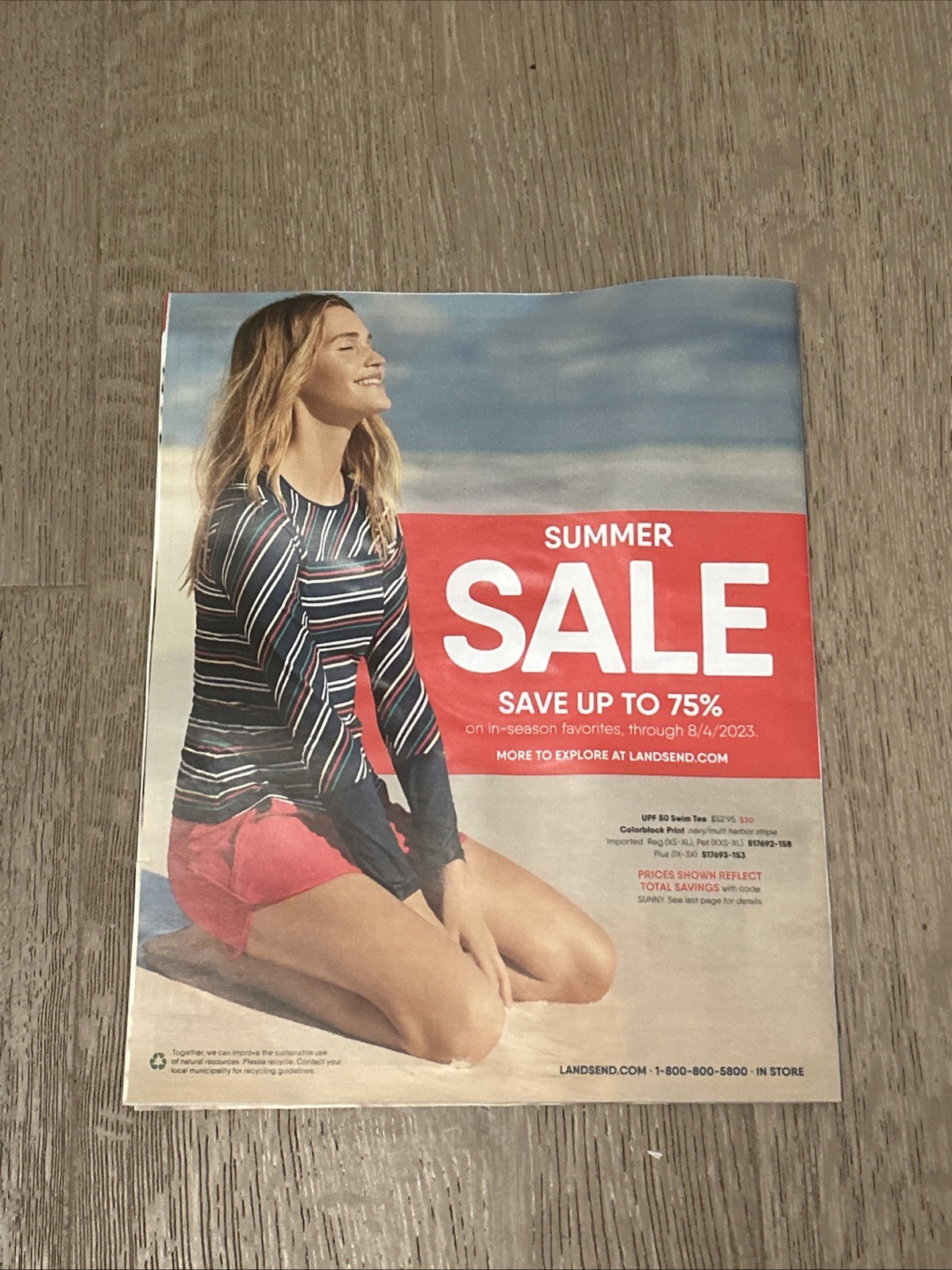 LANDS’ END Summer Sale Fashion CATALOG Summer 2023 – 47 Pages