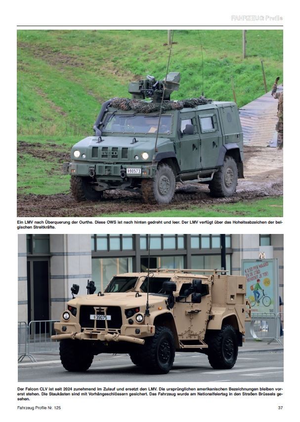 FAHRZEUG Profile 125 Belgiens mittlere Kräfte – Die Medium/Motorized Brigade