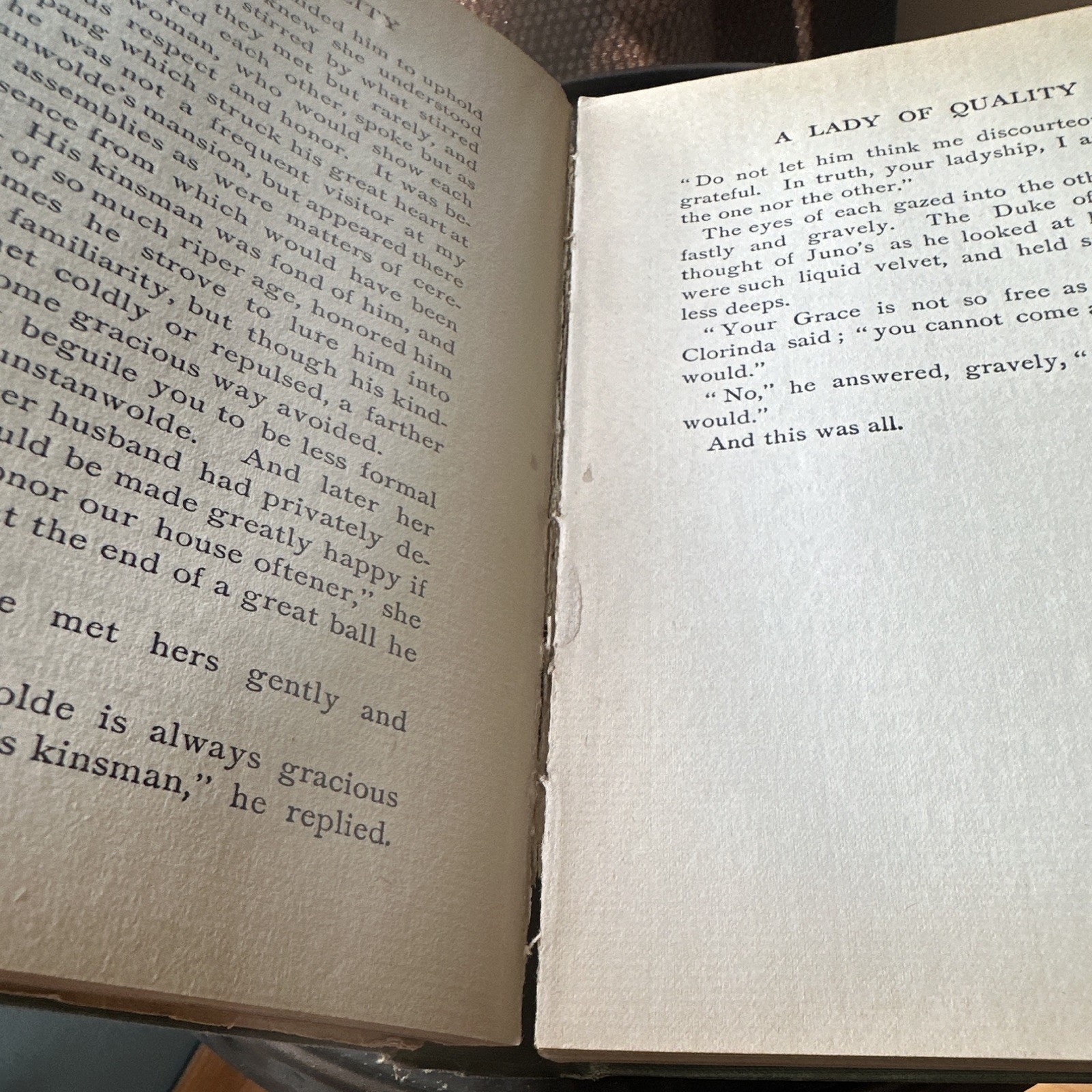 1899 A LADY OF QUALITY Frances Hodgson Burnett JULIA ARTHUR ED Antique Hardcover