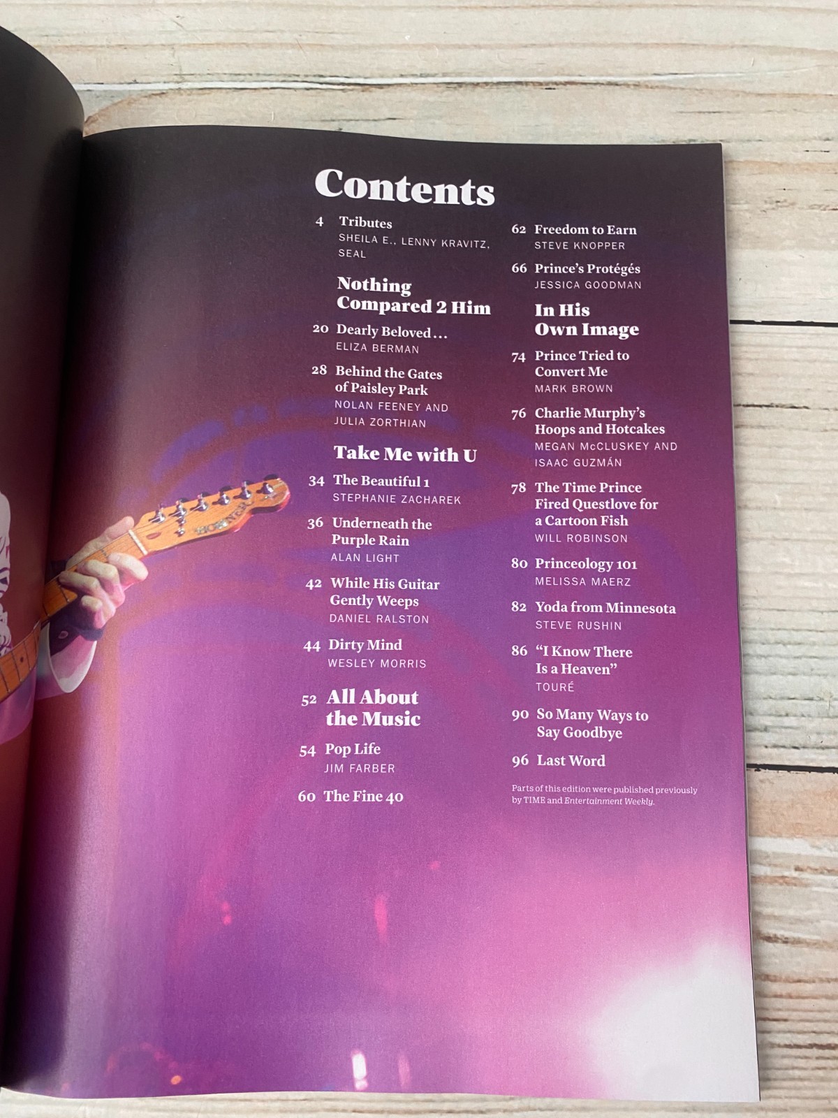 Time Special Edition April 2026 Magazine Prince 10 Years Gone his music legacy